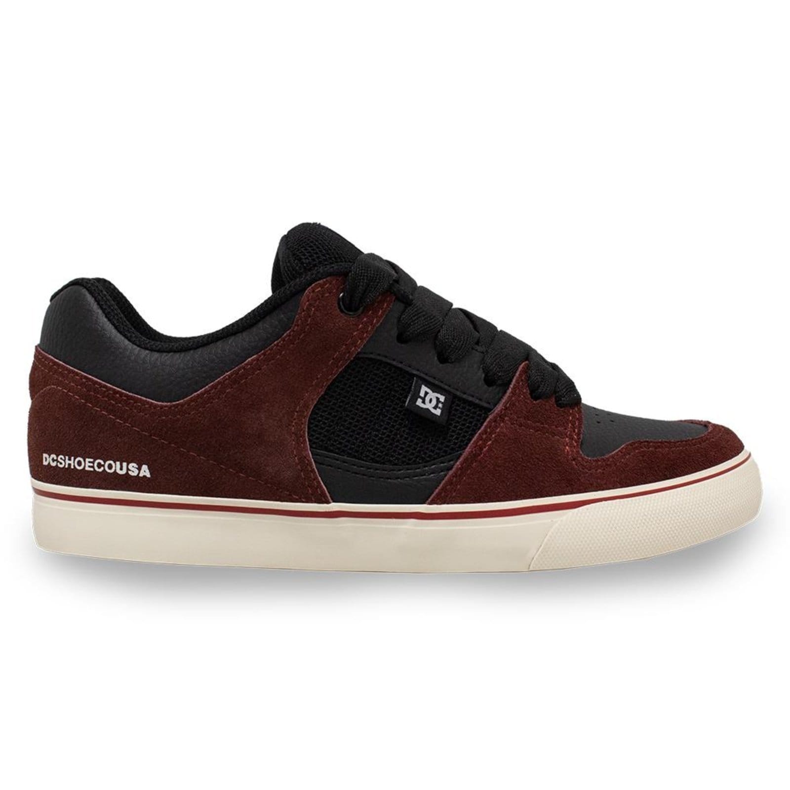 Vista principal Tênis DC Shoes Couse XL WT25 Bordo/Off White DC Shoes vermelho white