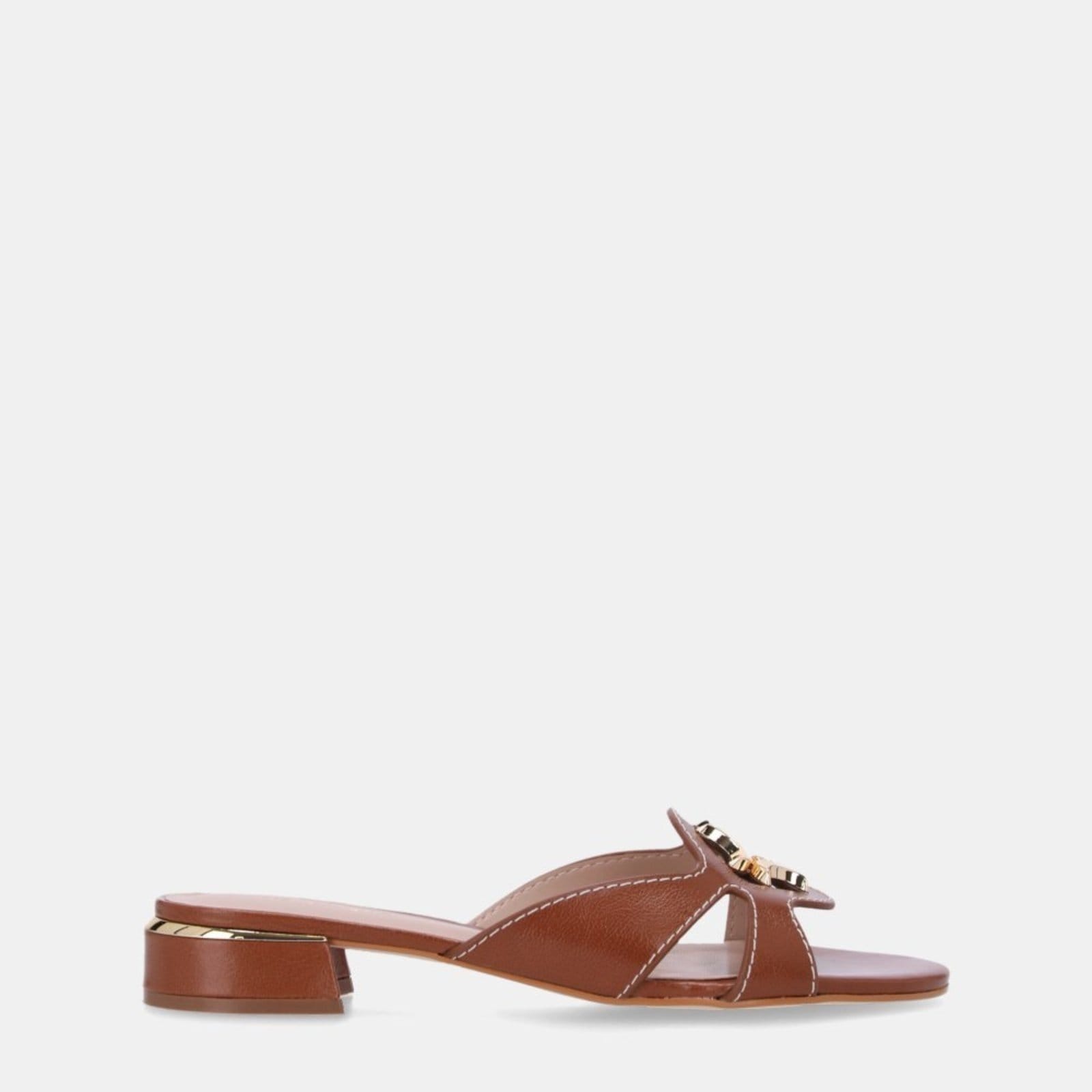 Chinelo Couro Luz da Lua - 80910006 Luz Da Lua