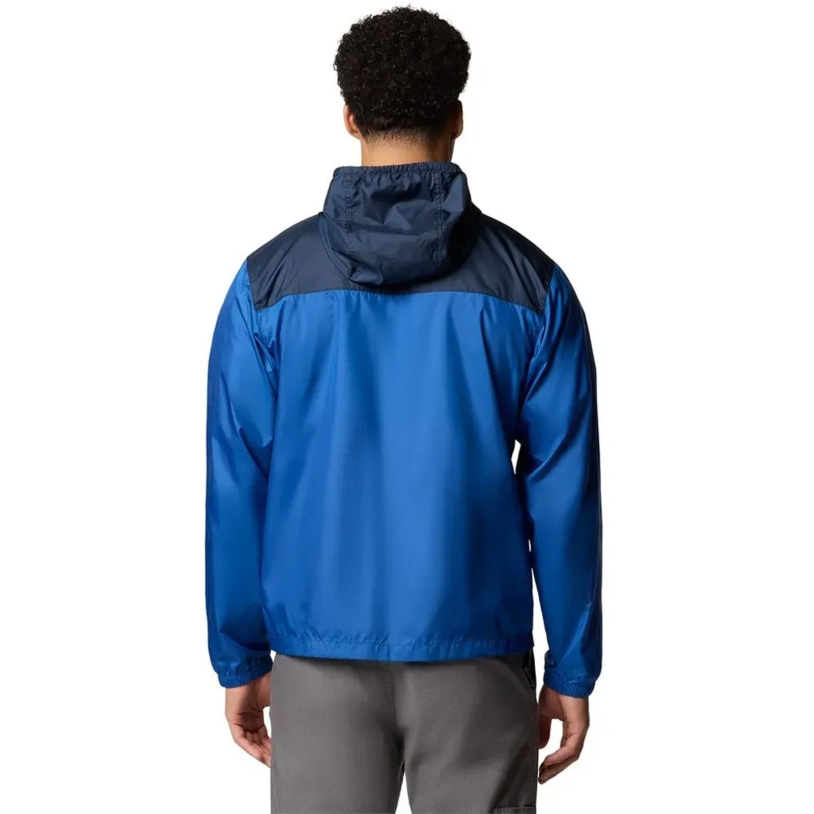 Vista 2 Jaqueta Columbia Discovery Loop Windbreaker Masculino Columbia azul