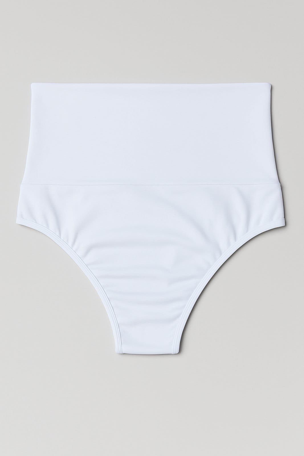 Vista 2 Cinta Vekyo Alta Suplex Compressão Cós Duplo Feminina ós-Parto Não Enrola 15 cm Rosa VEKYO branco rosa