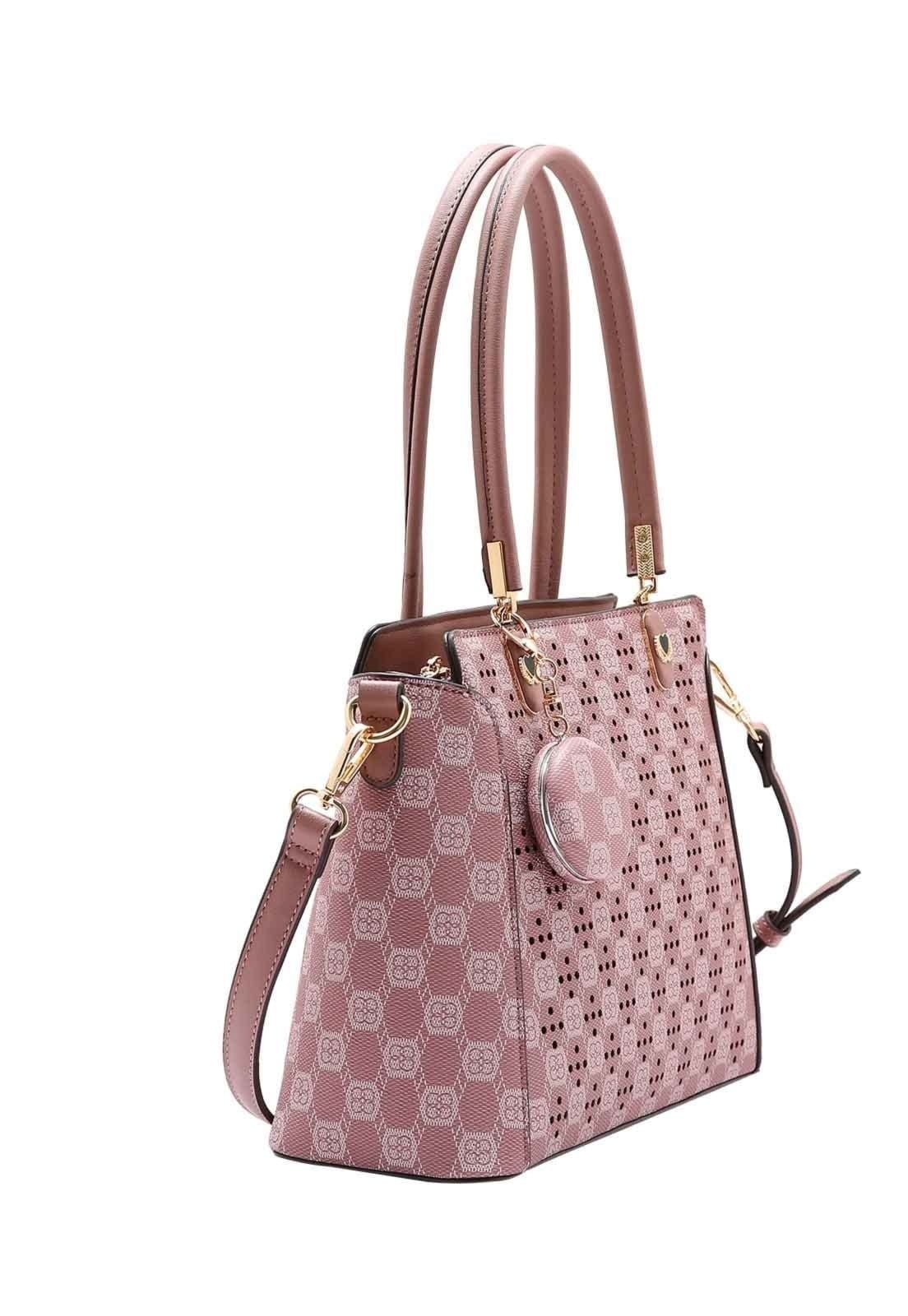 Vista 2 Bolsa Feminina Chenson Original New Cristal Ombro Rose 3485028 Chenson rosê rose