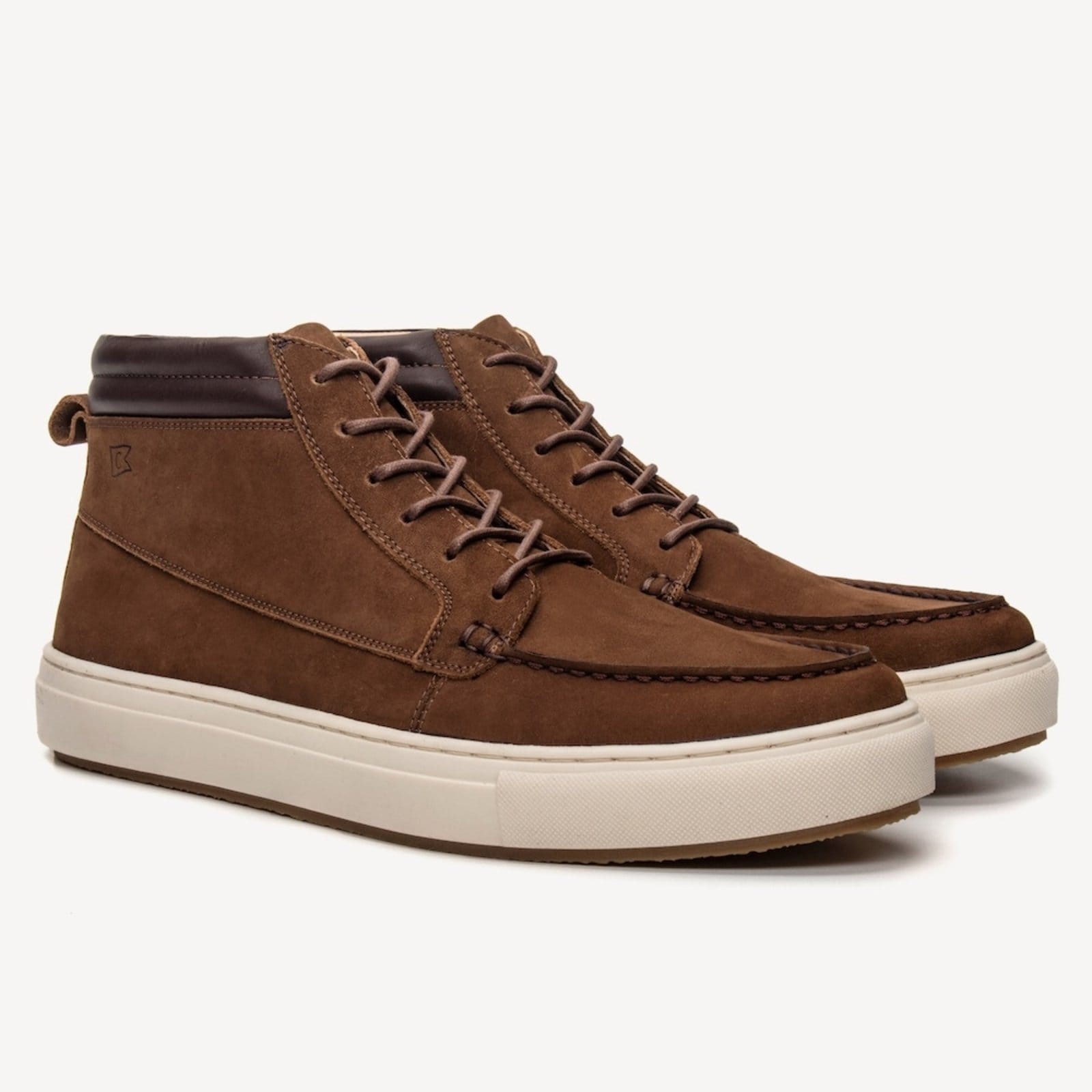 Vista principal Bota Masculino em Couro Hareng Terracota Carteziano marrom