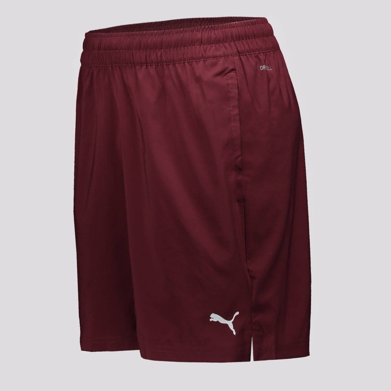 Vista 2 Shorts Puma Tad Essentials 7 Bordô Puma vermelho