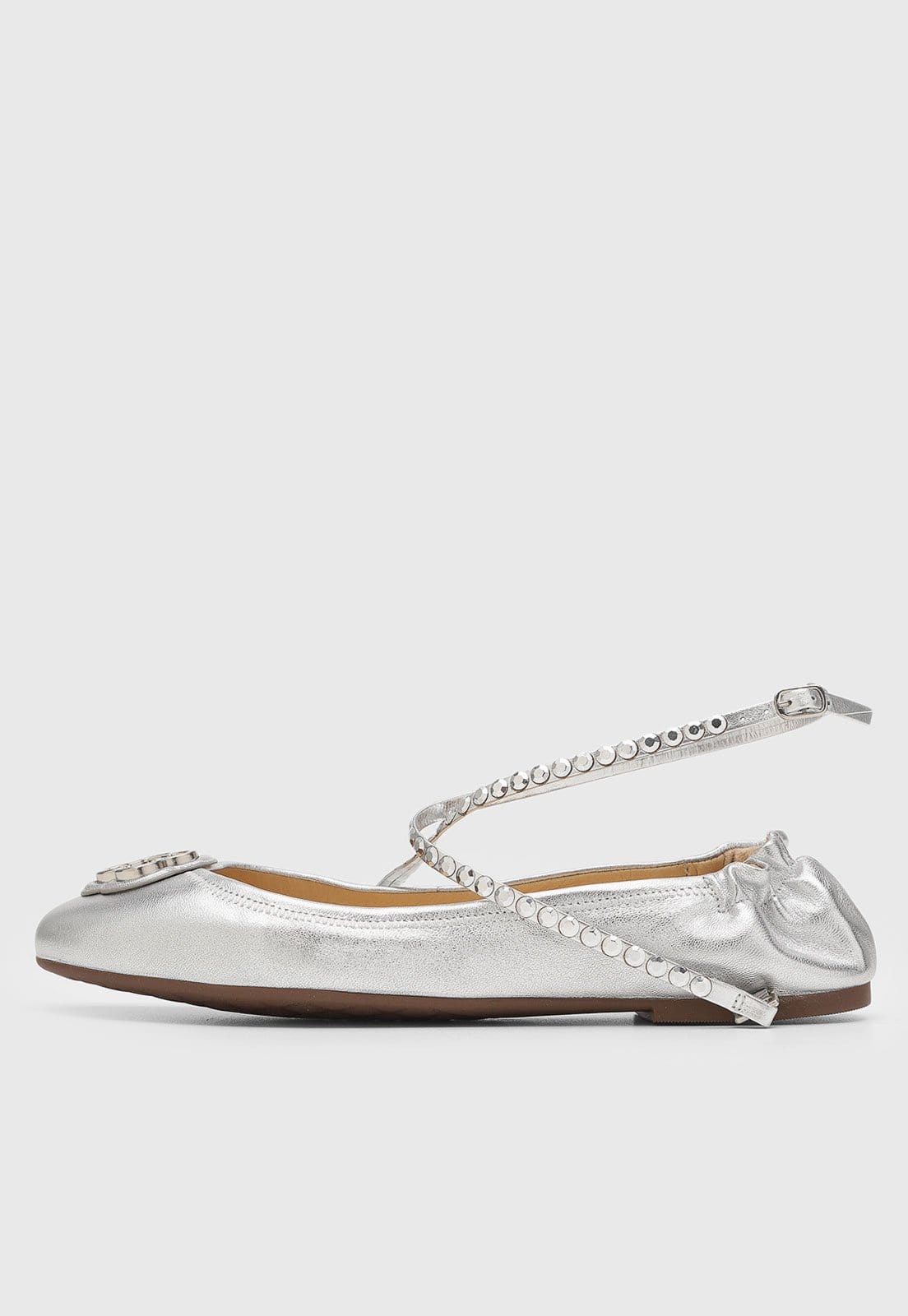 Vista principal Sapatilha Feminina Capodarte Tachas Capodarte prata