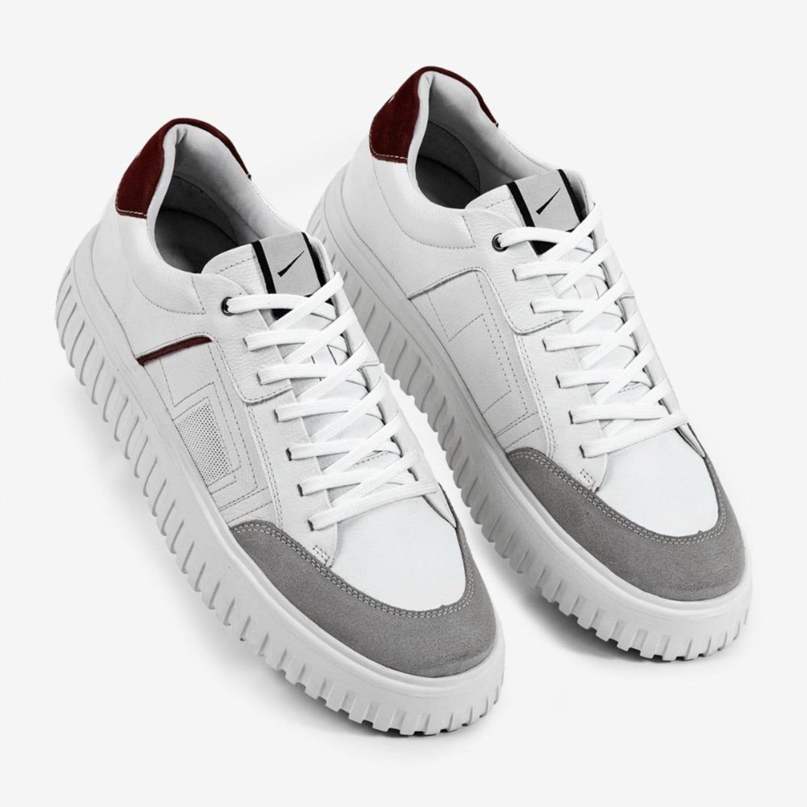 Vista 2 Tênis Casual Ferracini Still de Couro 8102-683C FERRACINI branco