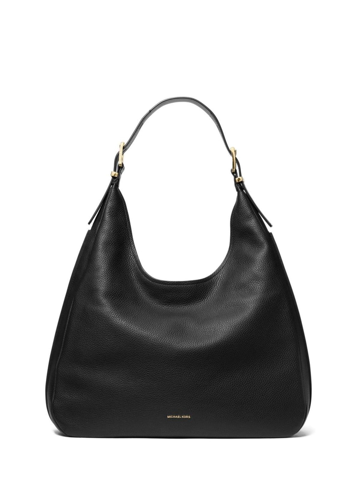 Vista principal Bolsa De Ombro Nolita Grande De Couro 30F4gy5h3l001 Michael Kors preto