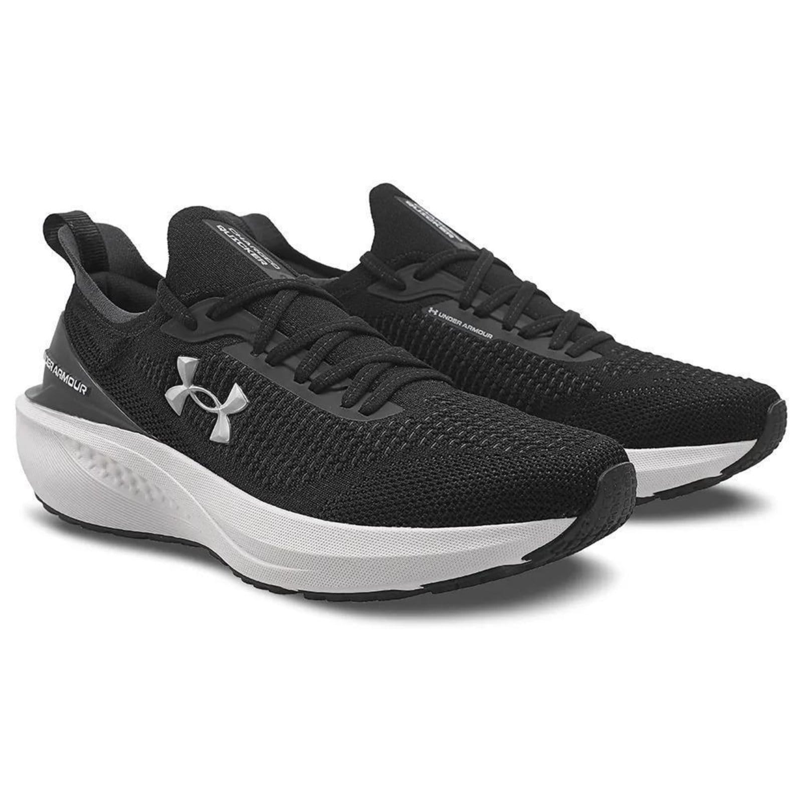 Vista 2 Tênis Under Armour Masculino Charged Quicker 2 6006985 Under Armour preto