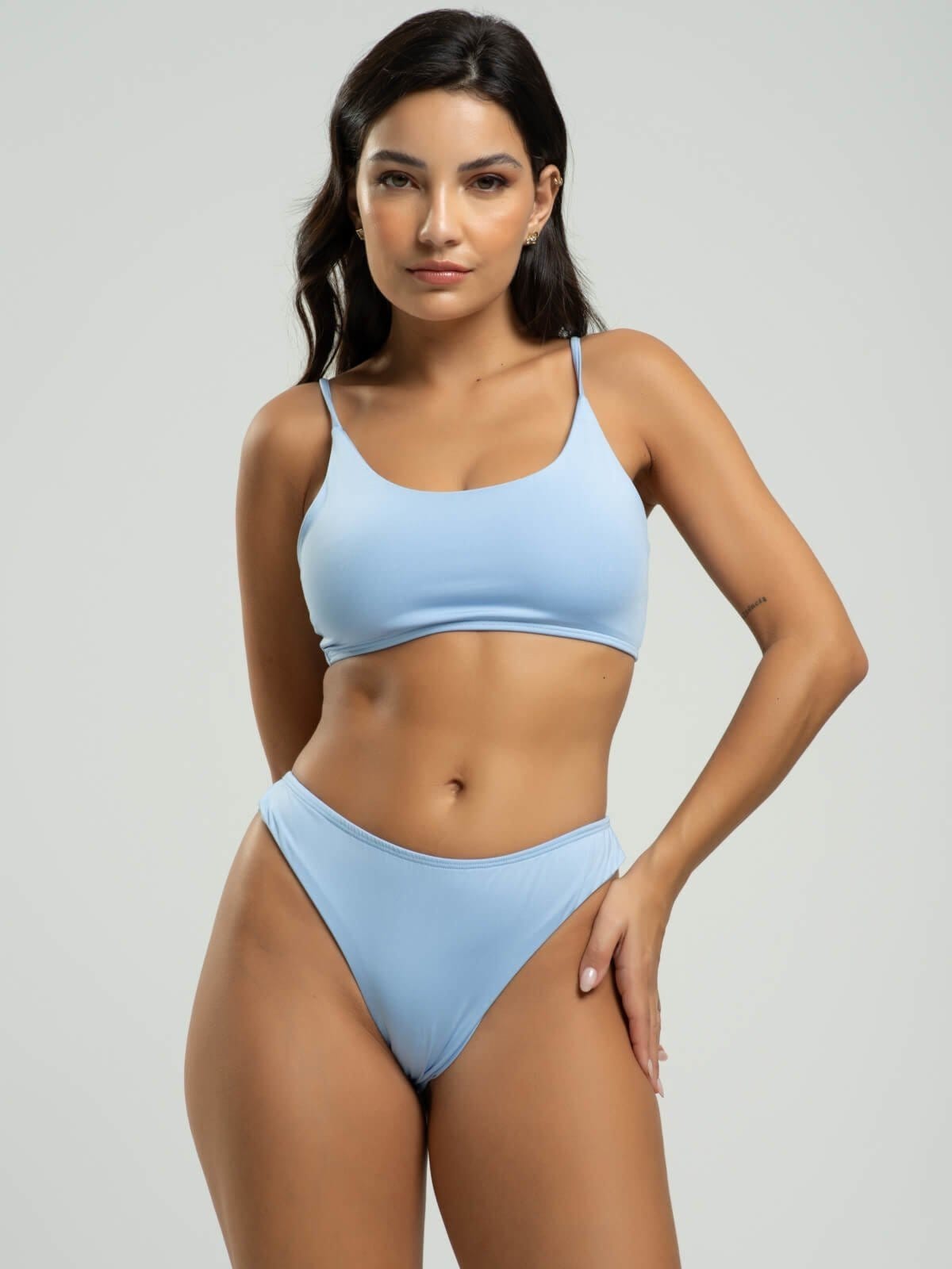 Biquini Faixa Calcinha Fio Duplo Bojo Removivel Proteção Uv 50+ Vicbela Serenity