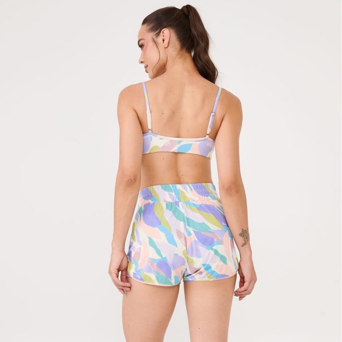 Vista 2 Short Bolso Frontal Estampa Dream Poliamida Soft Donna Carioca estampado