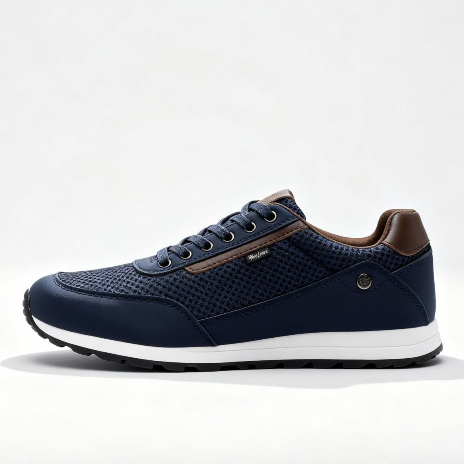 Tênis Masculino Sapatênis Sneaker Casual Sapatofran Jogging Versátil Marinho