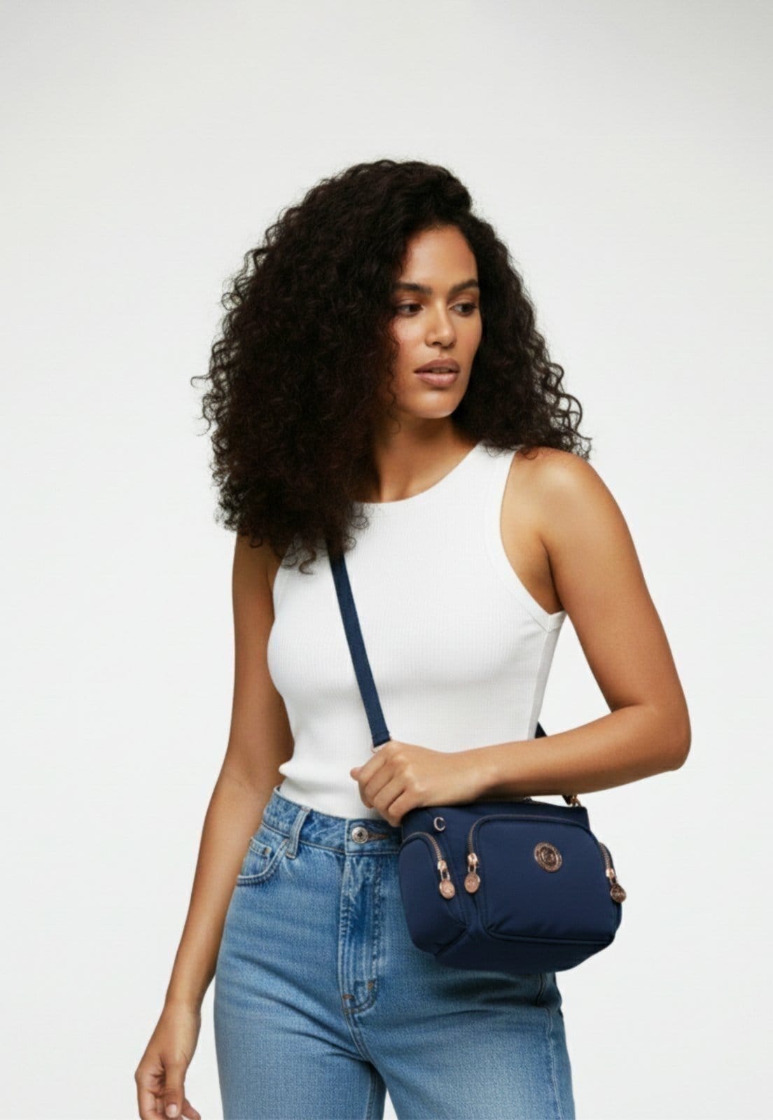 Bolsa Transversal Feminina Alça Lateral Espaçosa Reforçada