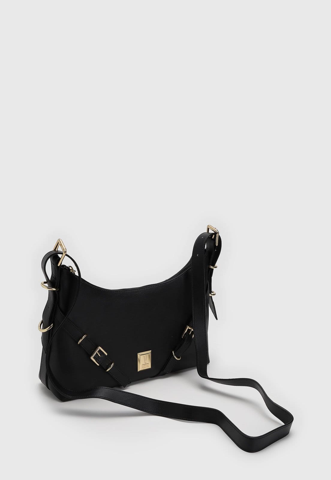 Vista 2 Bolsa Transversal Vizzano Alça Ajustável Preta VIZZANO preto