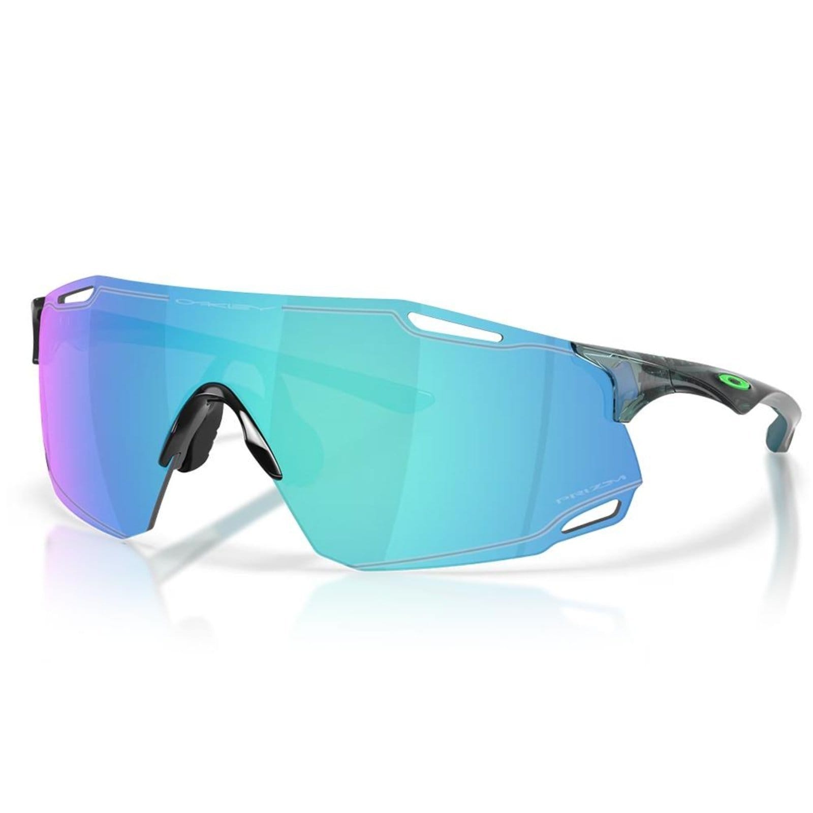 Óculos de Sol Oakley Cybr Dyno Polished Black Prizm Sapphire