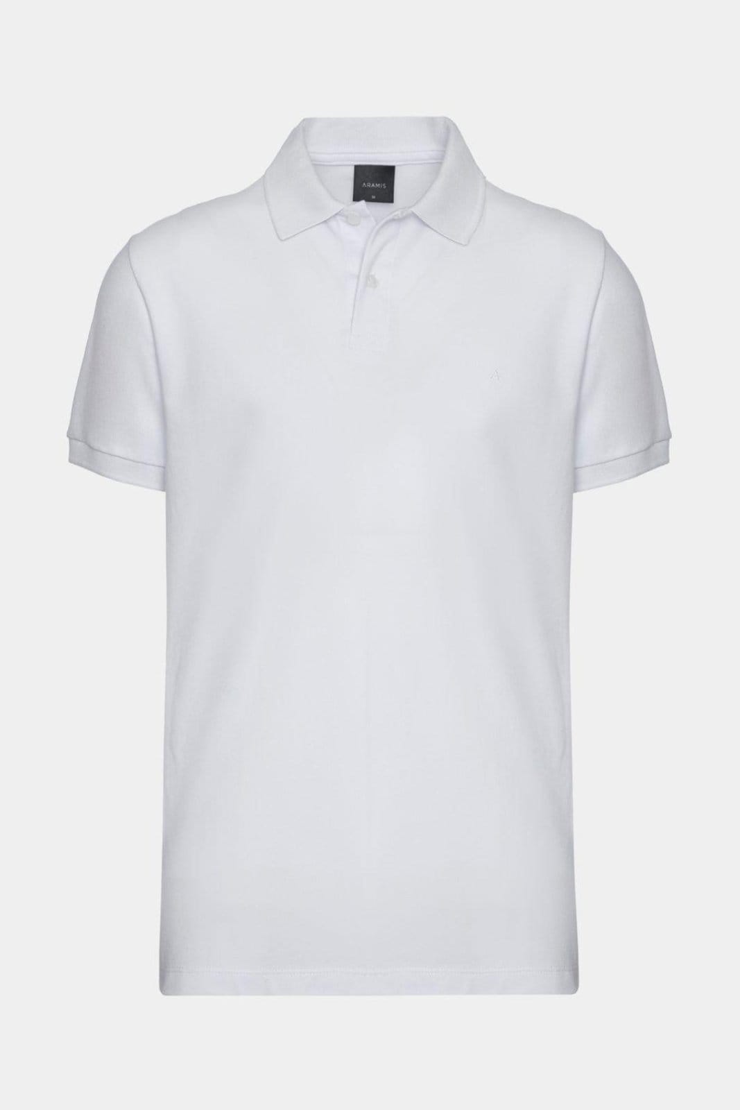 Polo Aramis Manga Curta Lisa Piquet