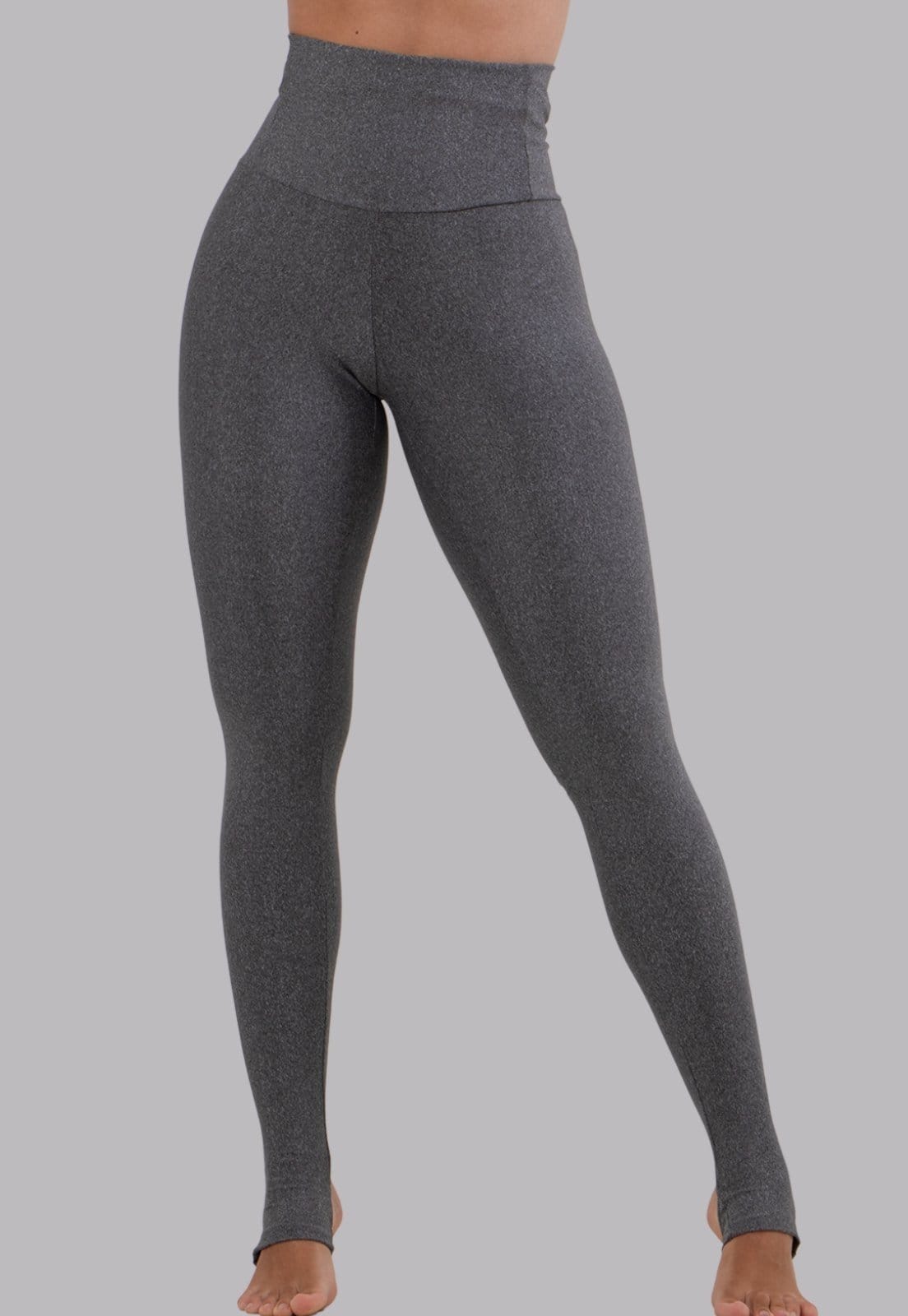 Vista principal Calça Super Lipo com Cinta Montaria Cintura Alta Diluxo com ézinho Diluxo cinza