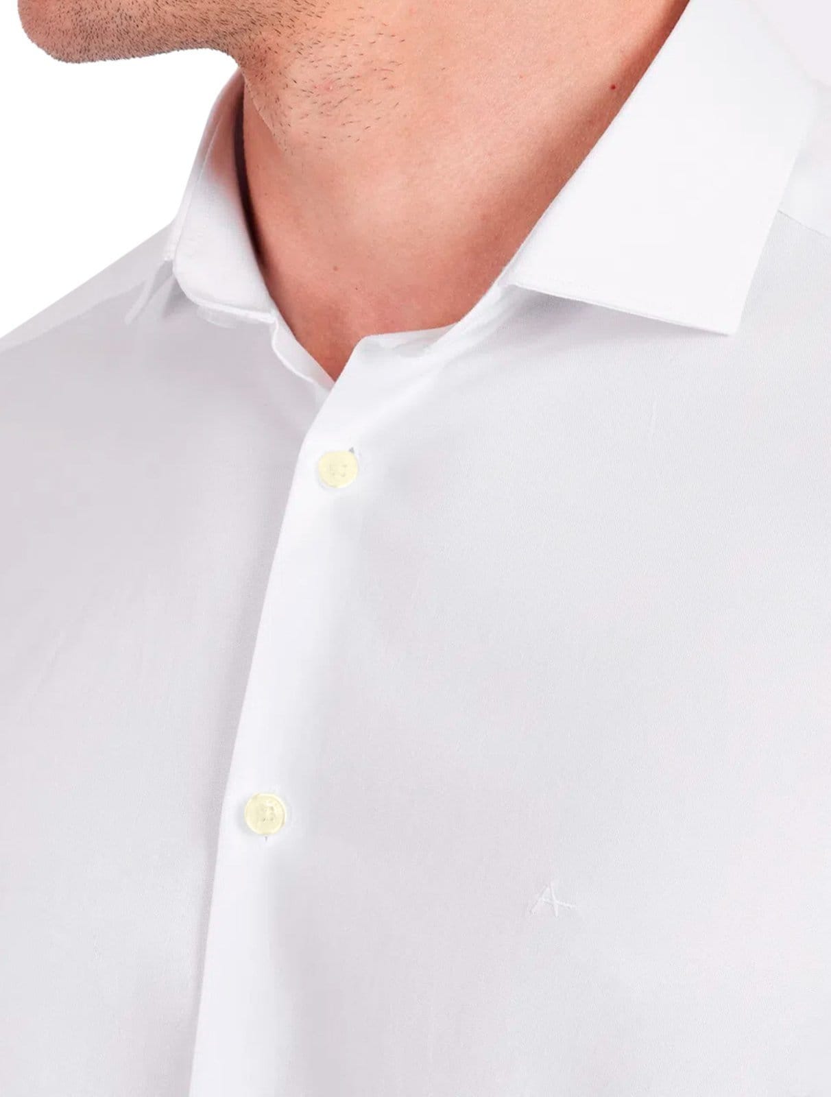 Vista 2 Camisa Aramis Masculina Regular Oxford Branca Aramis branco