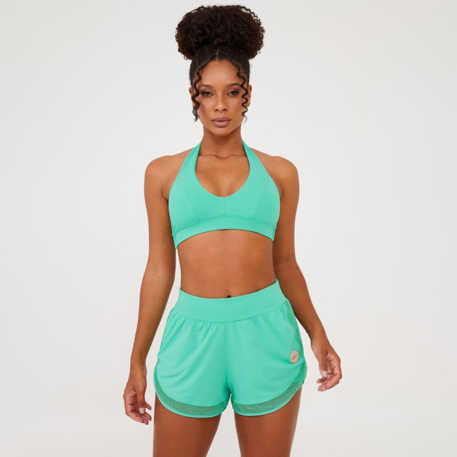 Short Soltinho Barra Tela Cacatua Poliamida Soft