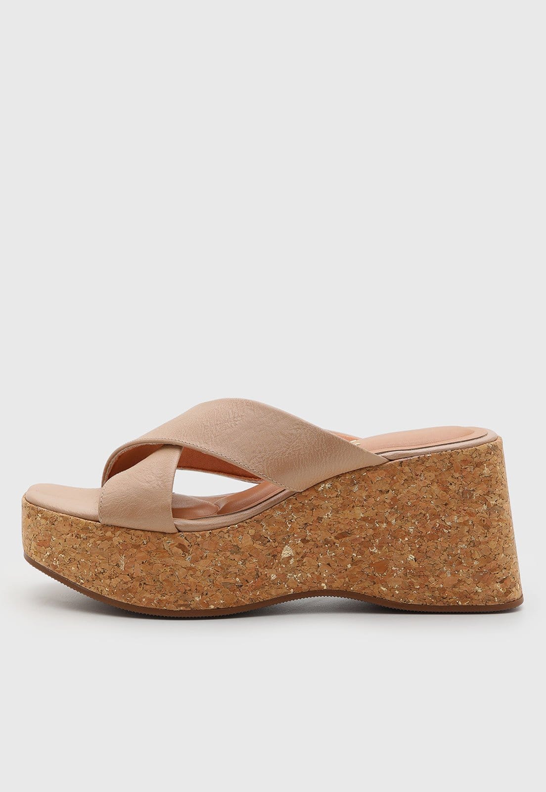 Sandália Feminina Vizzano Plataforma Tiras Cruzadas