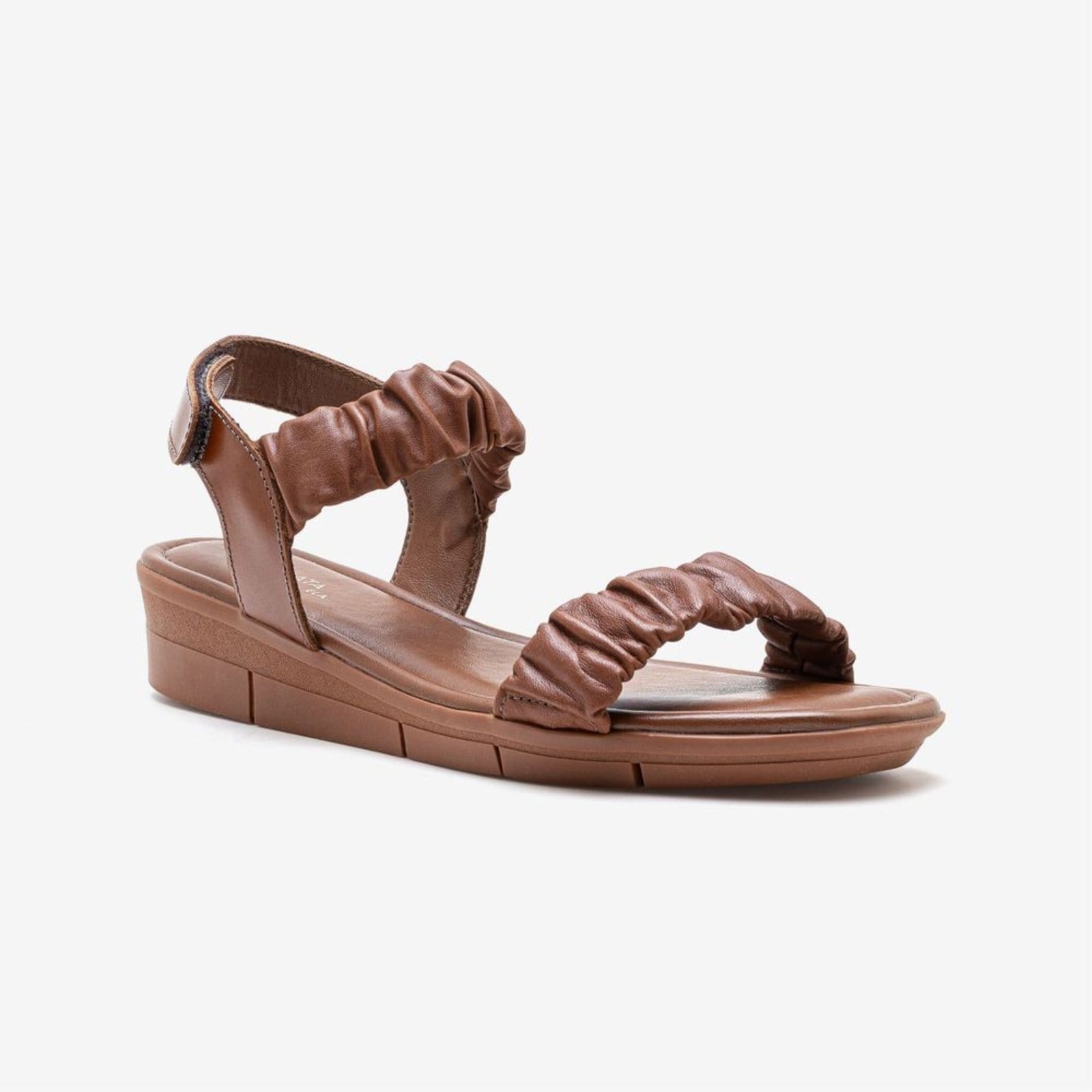 Vista 2 Sandália Democrata Sandália Salto Grosso DEMOCRATA marrom