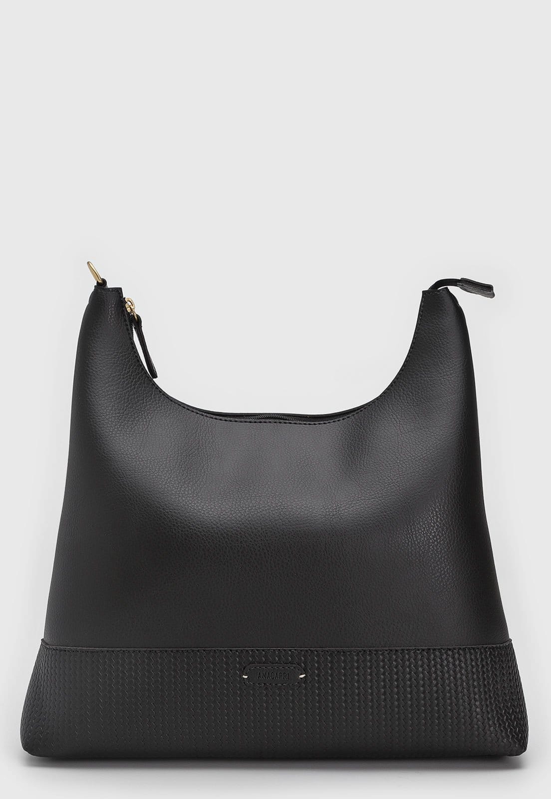 Bolsa Feminina Anacapri Grande Texturizada Preta