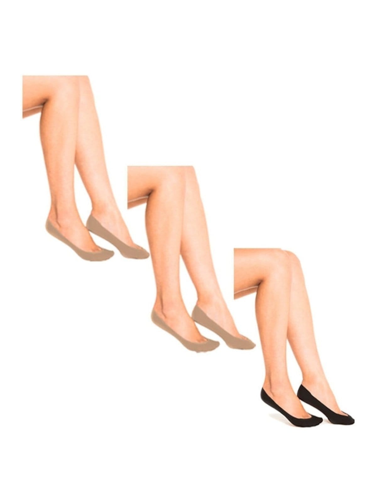 Kit com 3 Sapatilhas Fio 70 Trifil 6136