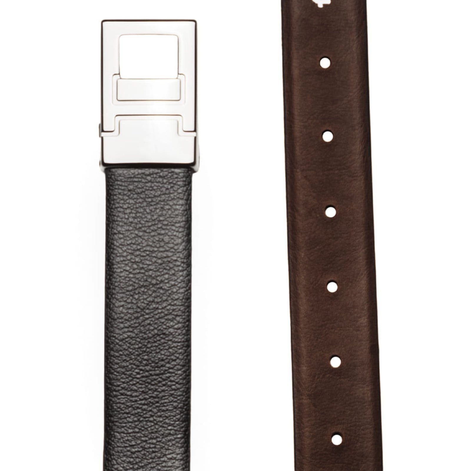 Cinto Masculino Fasolo Reversível Couro G020161 marrom - 2