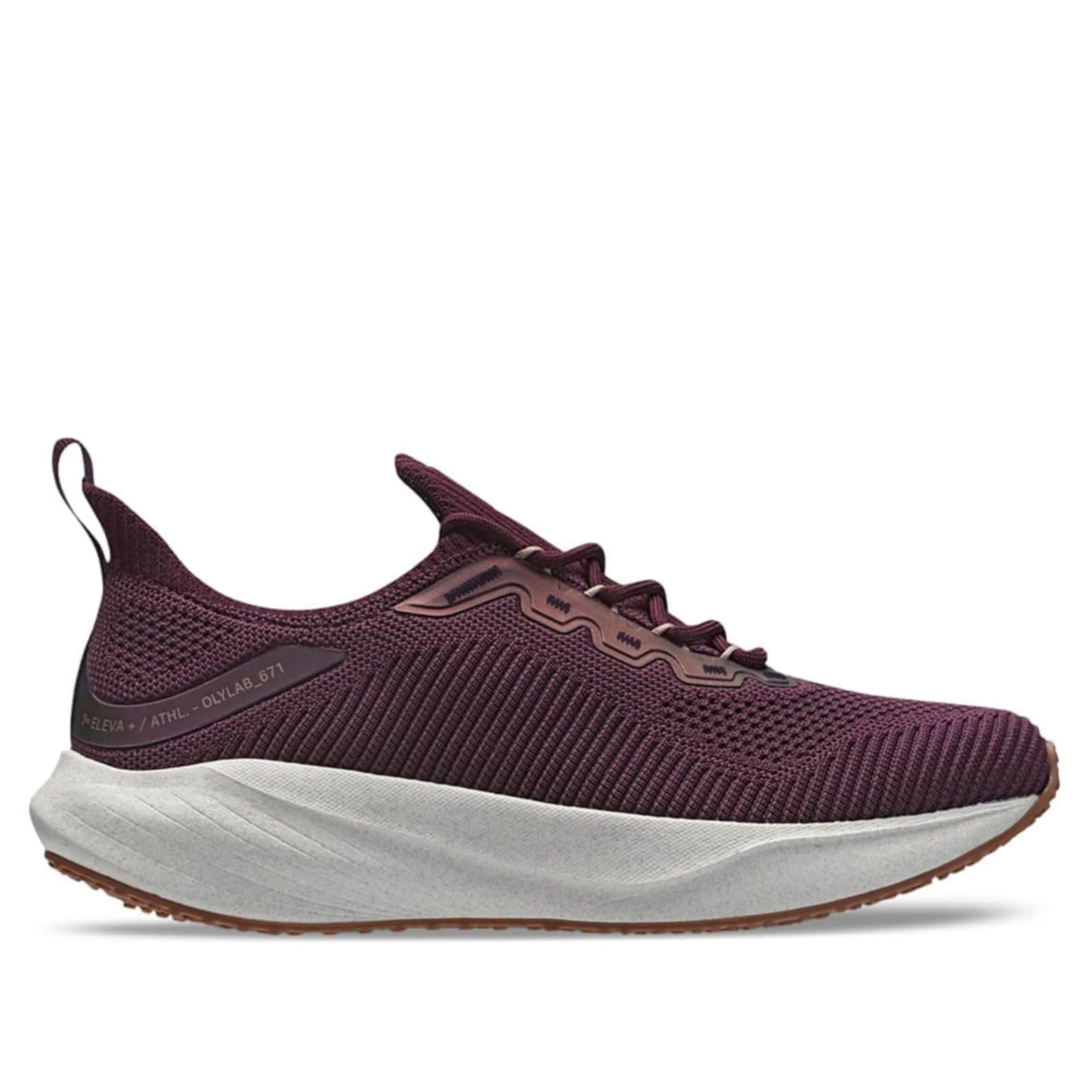 Vista 2 Tênis Feminino Olympikus Adrena Eleva+ Claro OLYMPIKUS roxo