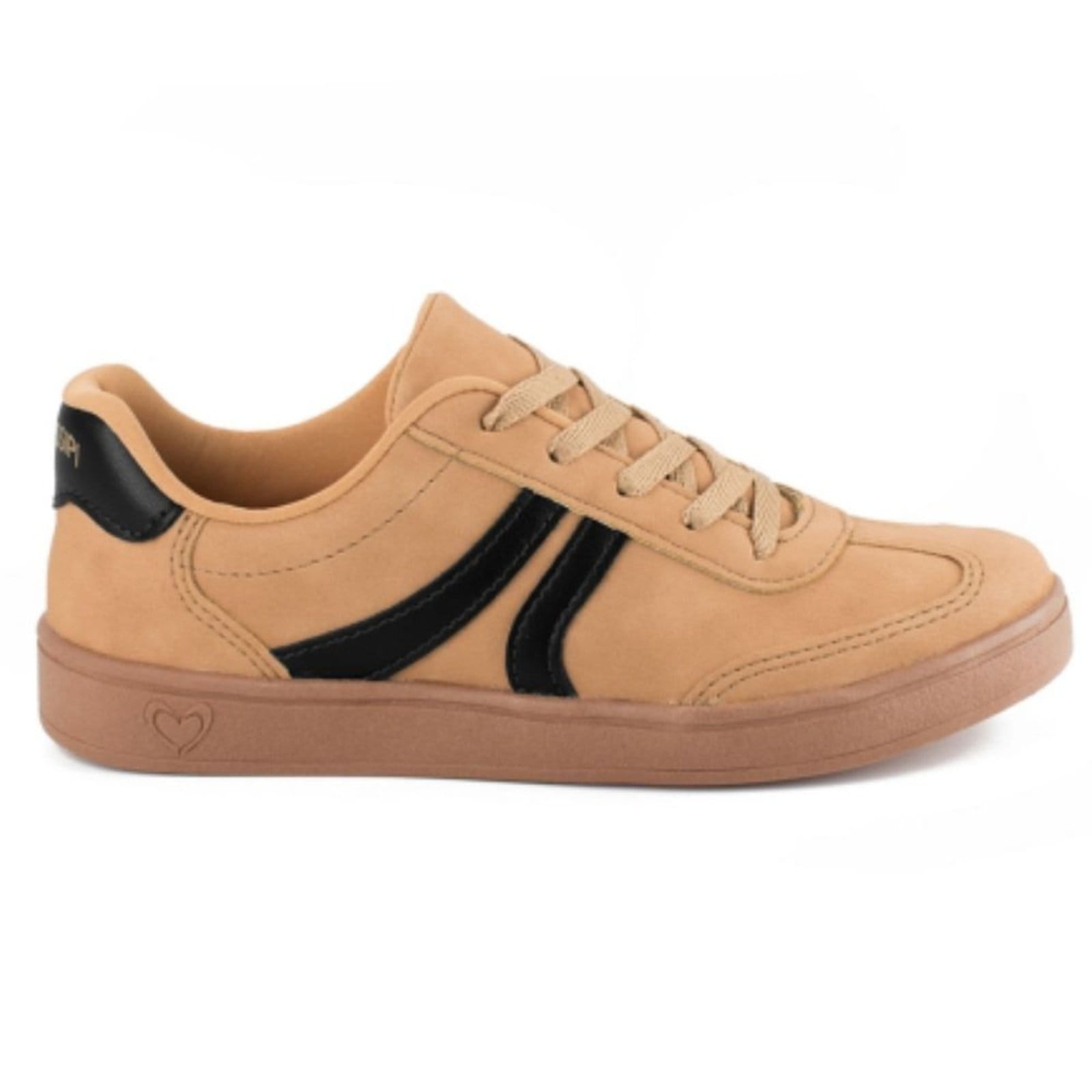 Tênis Casual Feminino Amêndoa Preto Mississipi MB