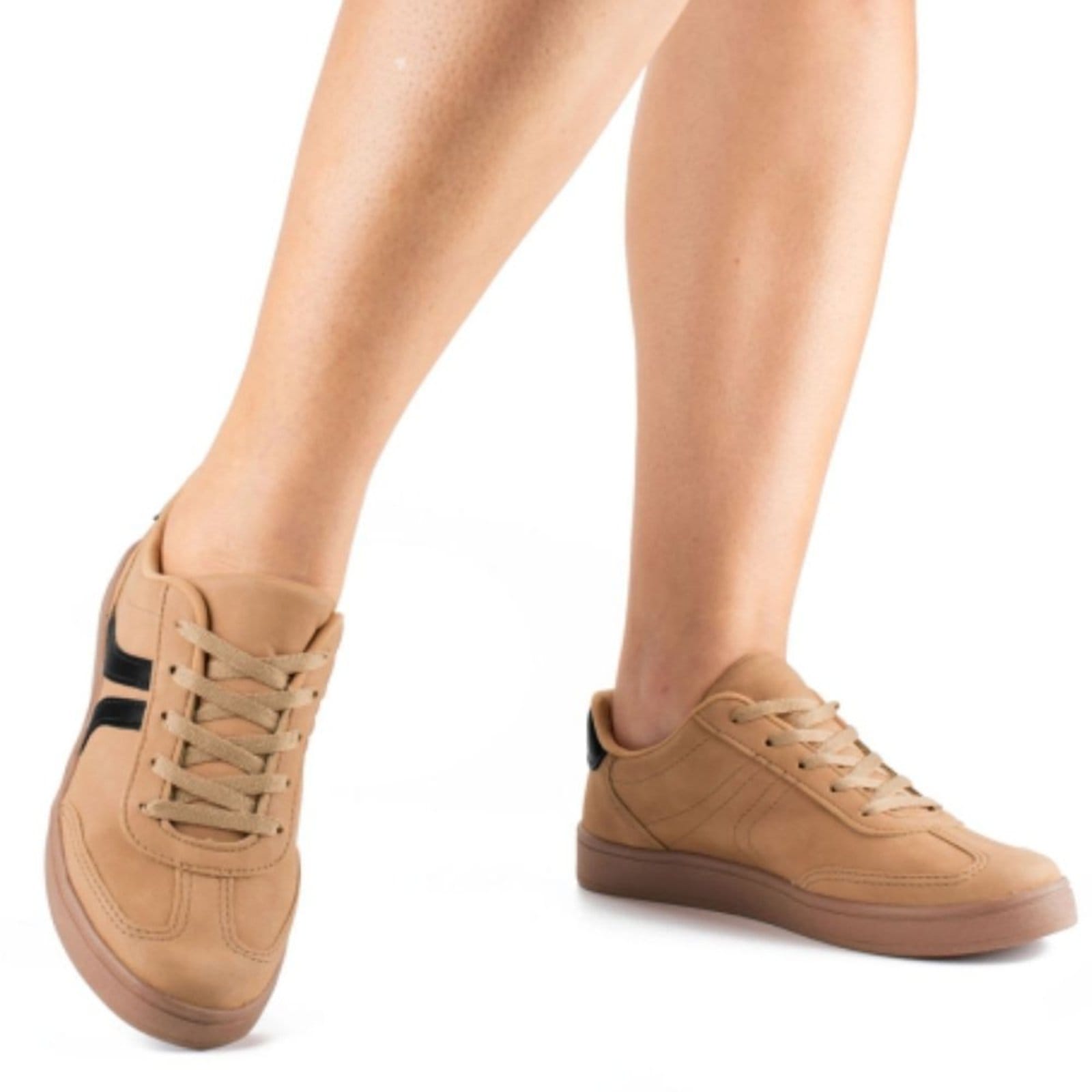 Vista 2 Tênis Casual Feminino Amêndoa Preto Mississipi MB MISSISSIPI marrom