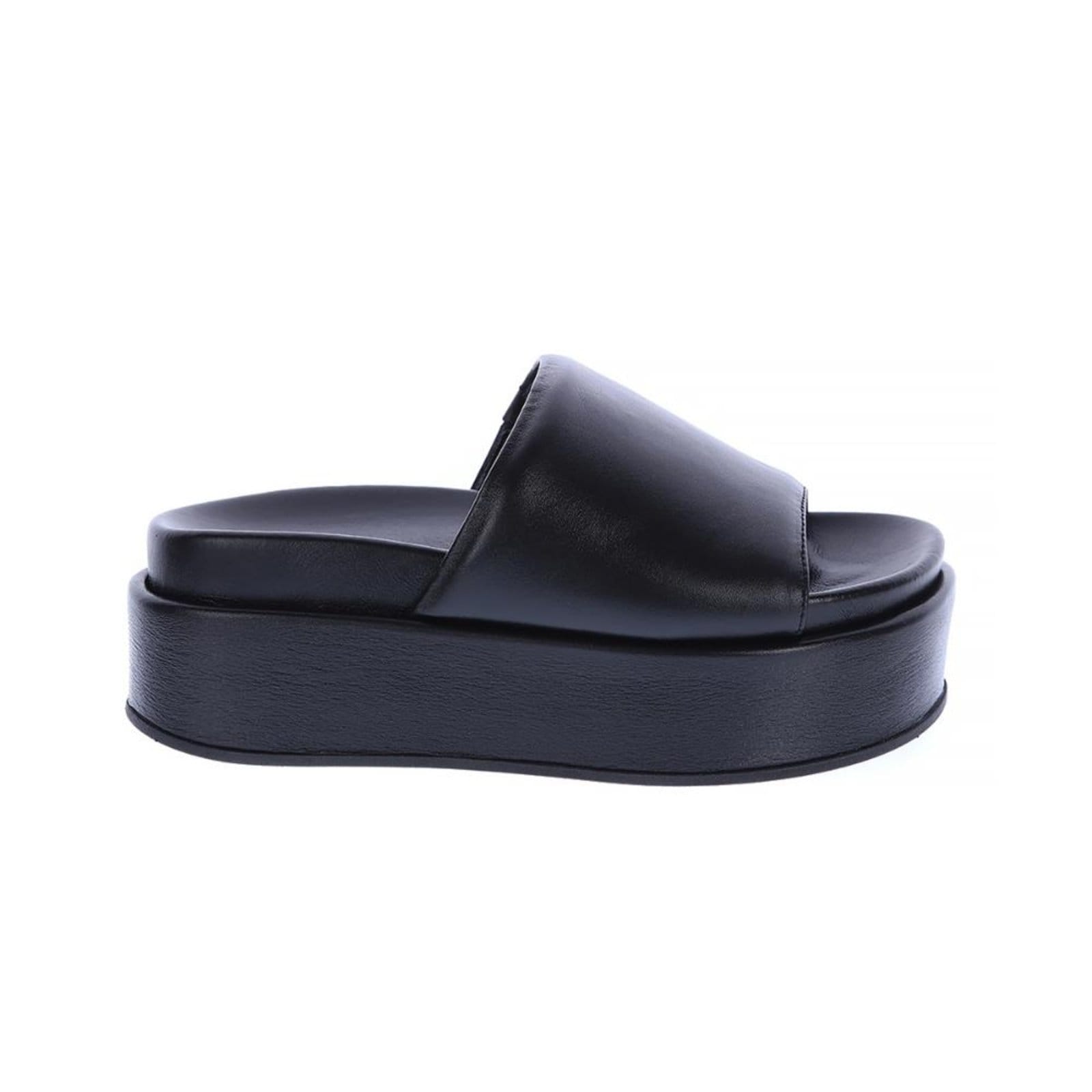 Luma - Flat Tamanco Couro Legítimo