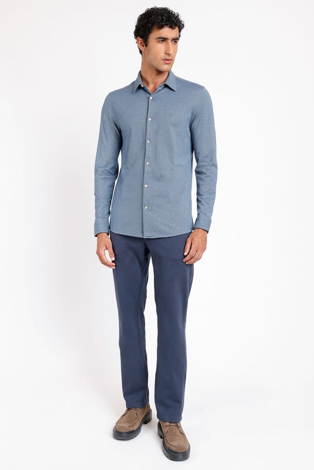 Vista 2 Calça Chino Color Regular Comfort Marinho Aramis azul marinho