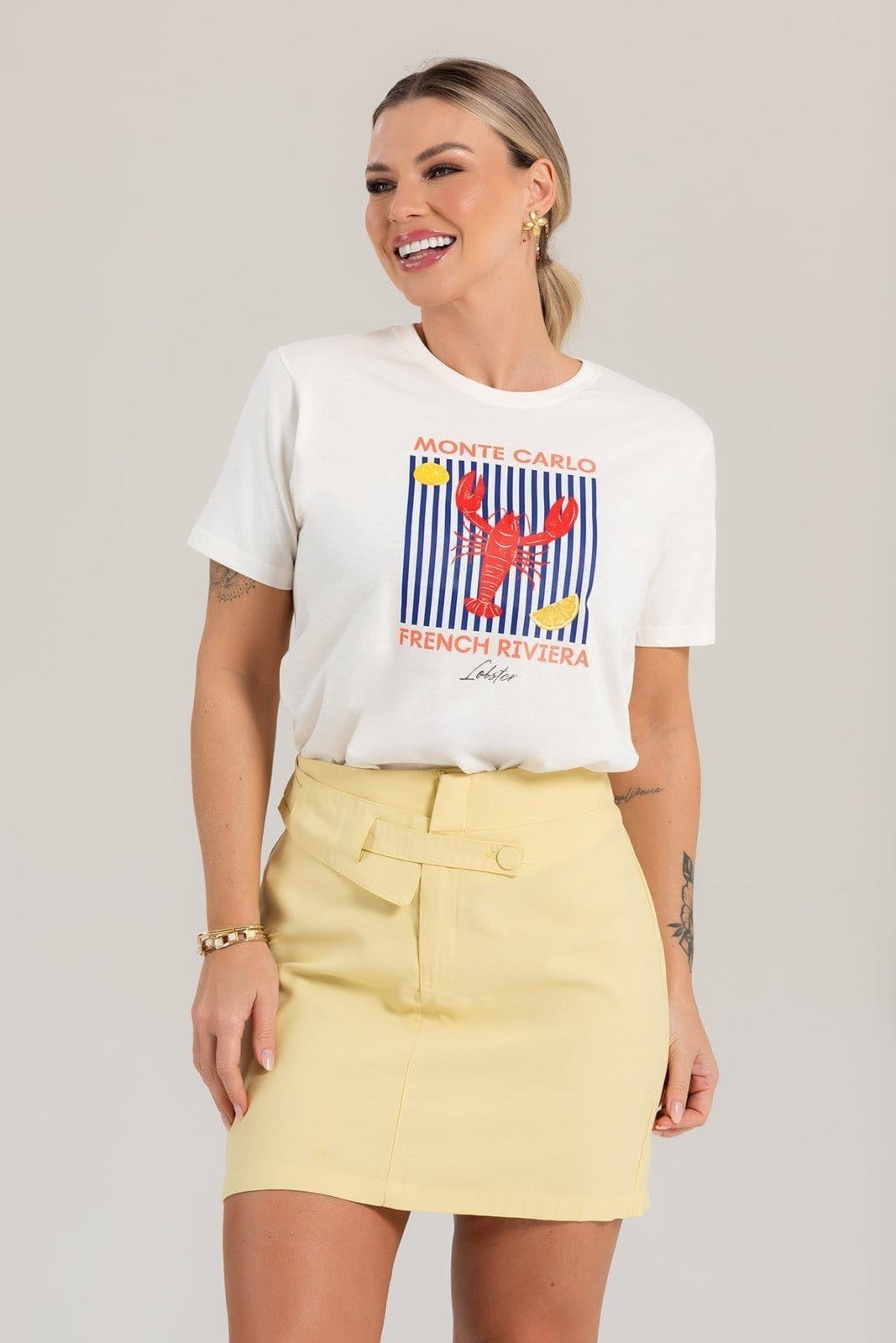 Blusa Feminina Cianitas Off Estampa Monte Carlo - 2