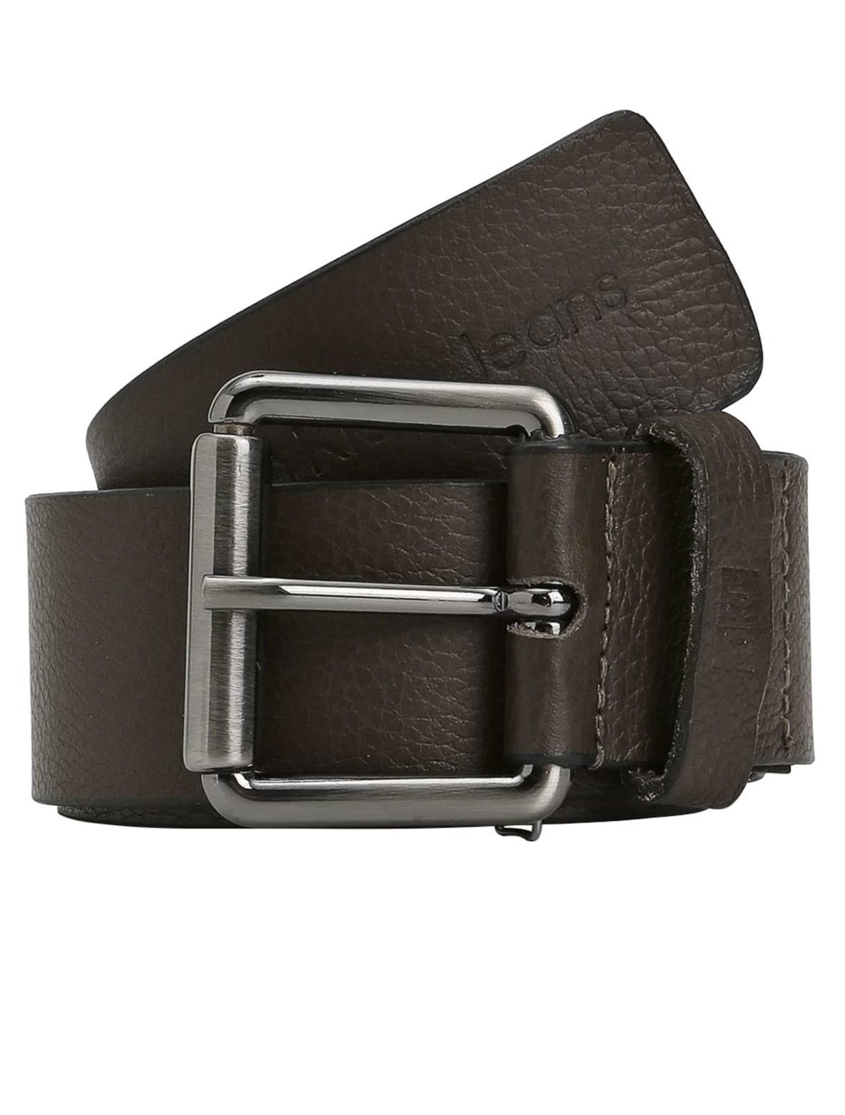 Cinto Calvin Klein Jeans Masculino Couro Roller Logo Café