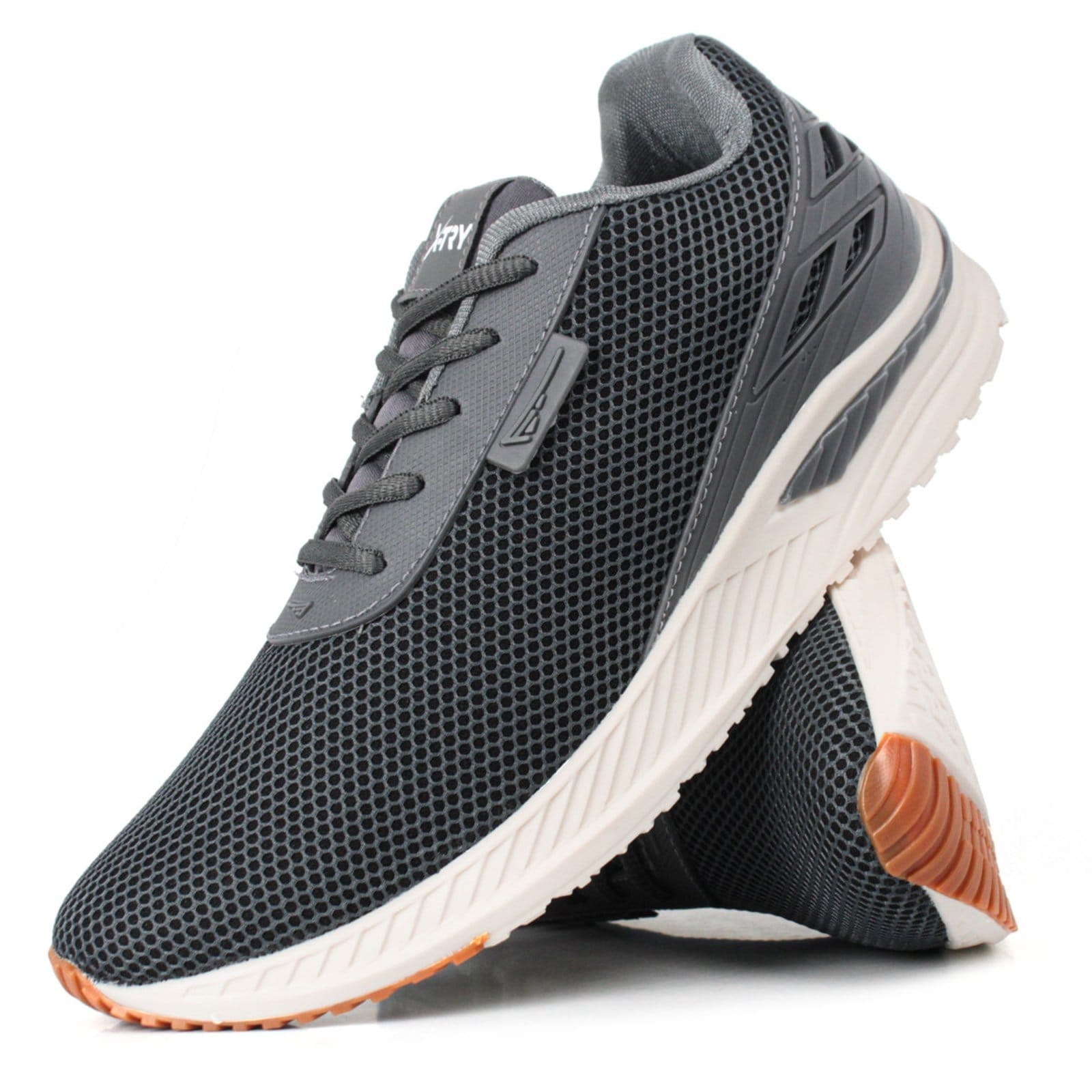 Vista 2 Kit 3 Tênis Masculino Esportivo Running Conforto Macio Sapatofran multicolorido