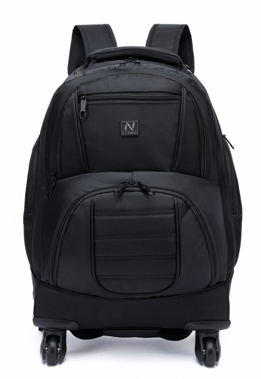 Vista 2 Bolsa Carrinho Rodinhas Nytron Masculina Reforçada Nytron preto