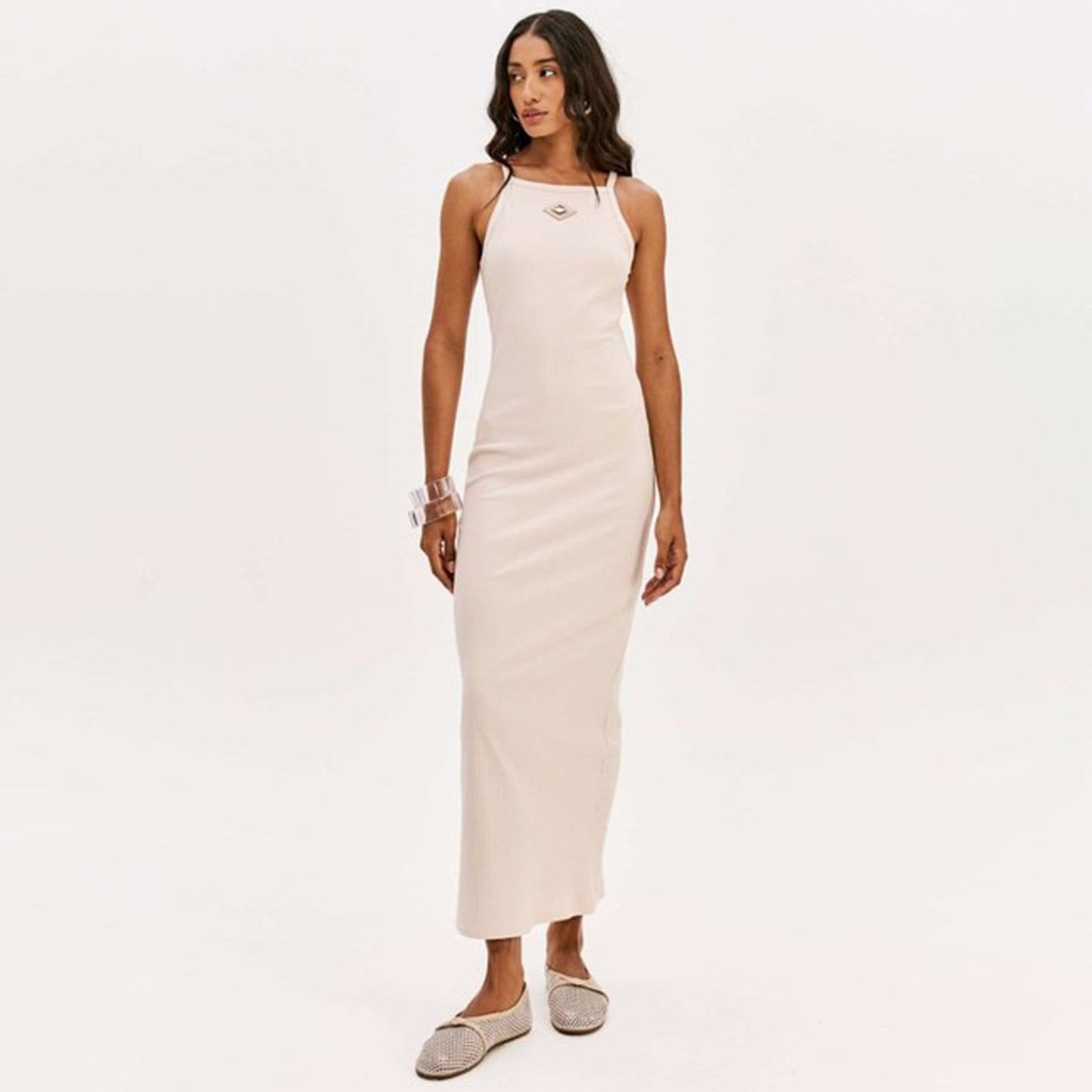 Vestido Super Mid Easy Lança Perfume Alça Pr26 Feminino