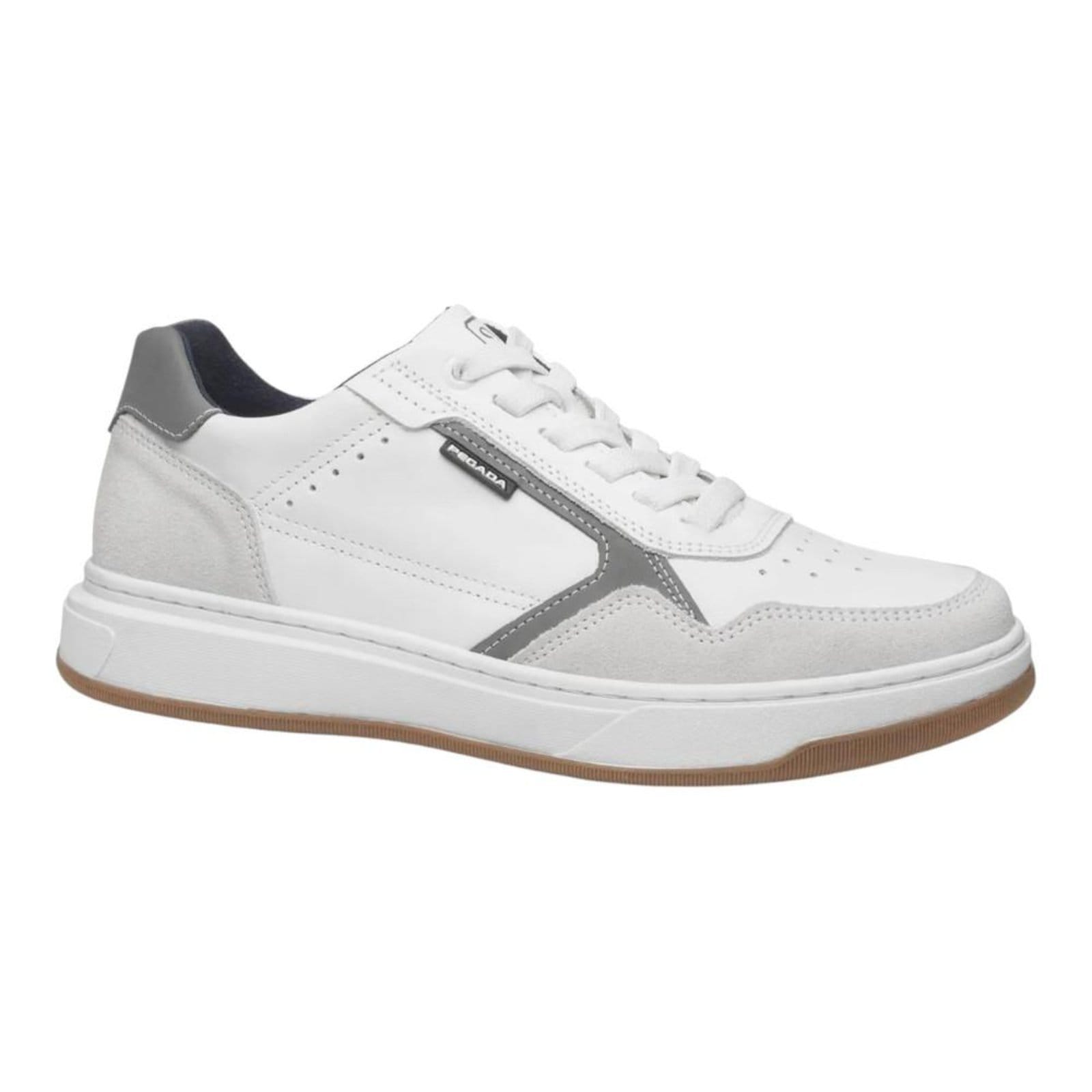 Tênis Sapatênis Pegada Ways Recortes Couro Masculino