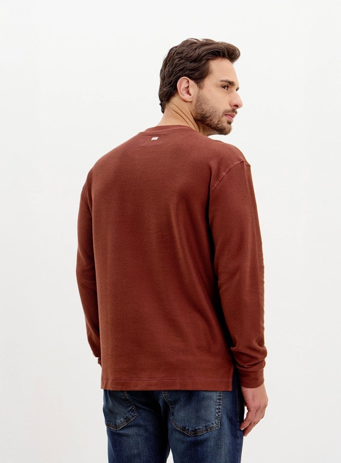 Vista 2 Blusão Triton Triton marrom