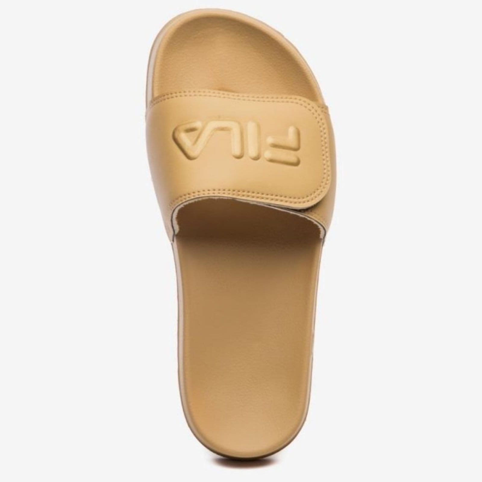Vista 2 Chinelo Feminino Drifter VLC Bege Fila F02SD Fila dourado
