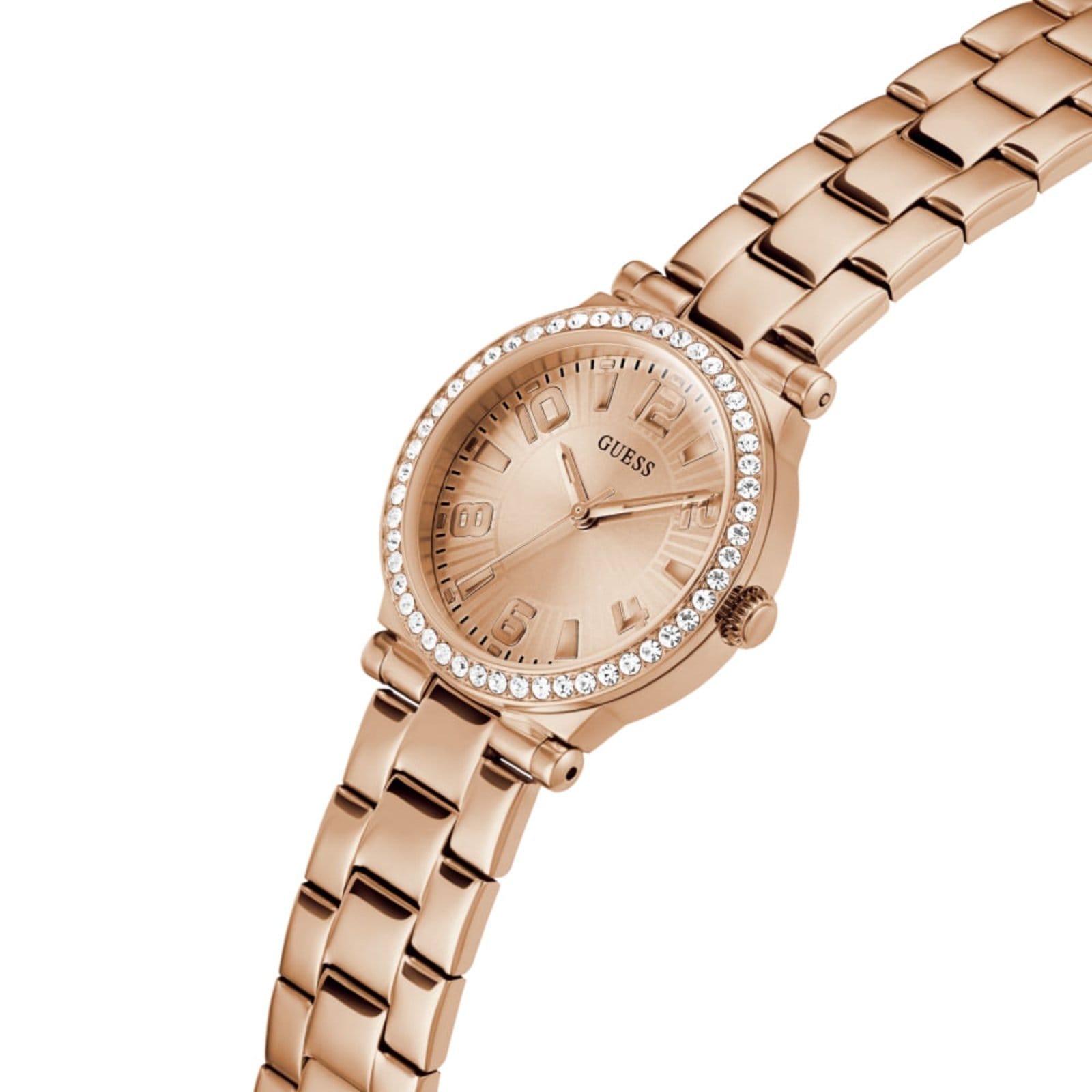 Vista 2 Relógio Guess Feminino Moldura Cristais Rosé Guess rosa rosé