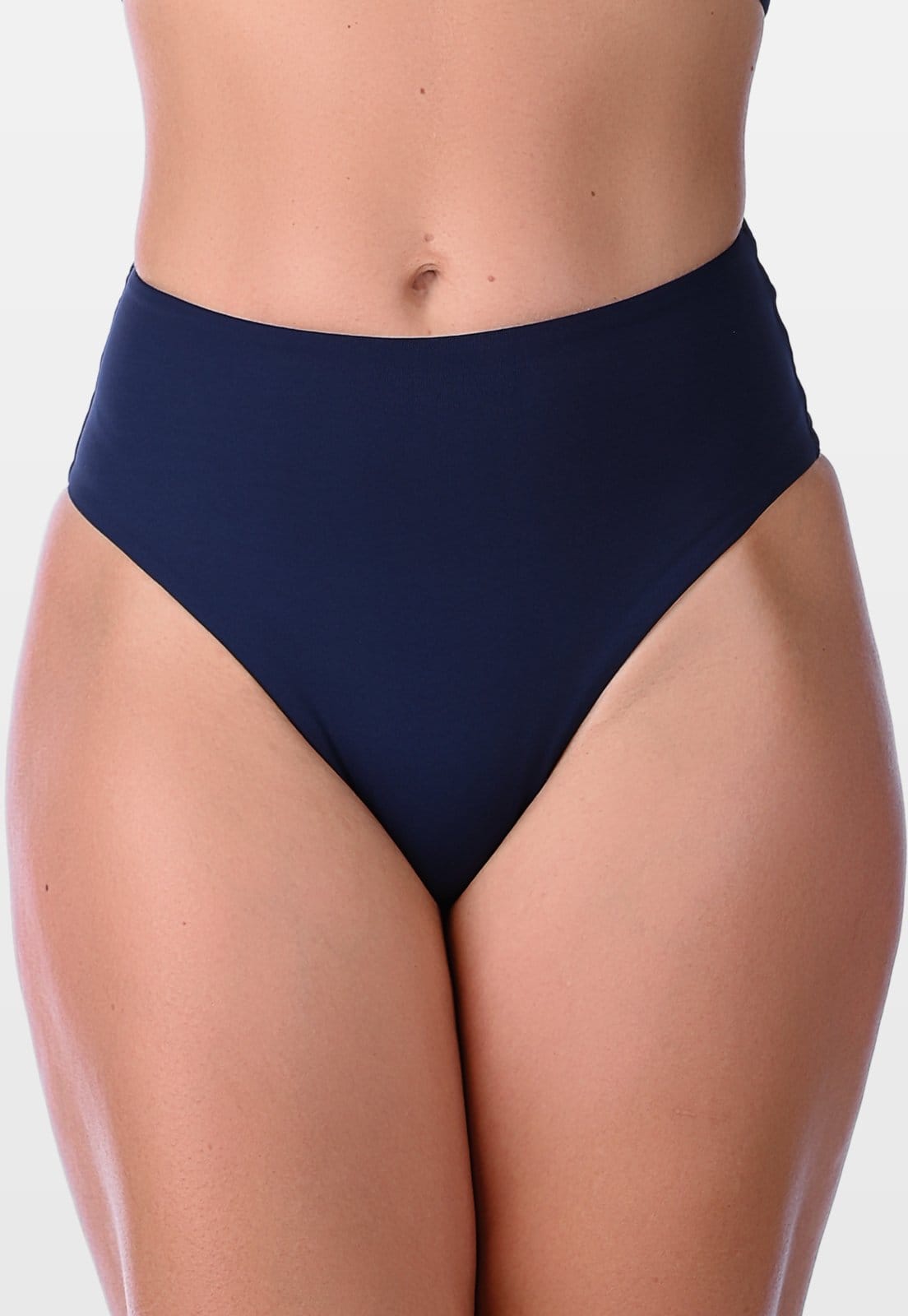 Calcinha Summer Soul Fio Dental Duplo Cintura Alta Azul Escuro