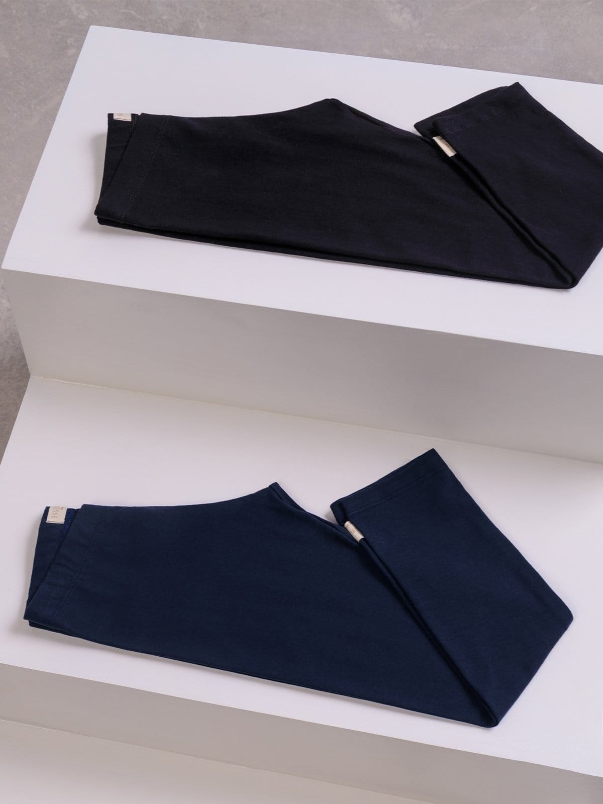 Vista 2 Infantil - Legging Bugbee Lisa Básica Bugbee azul marinho