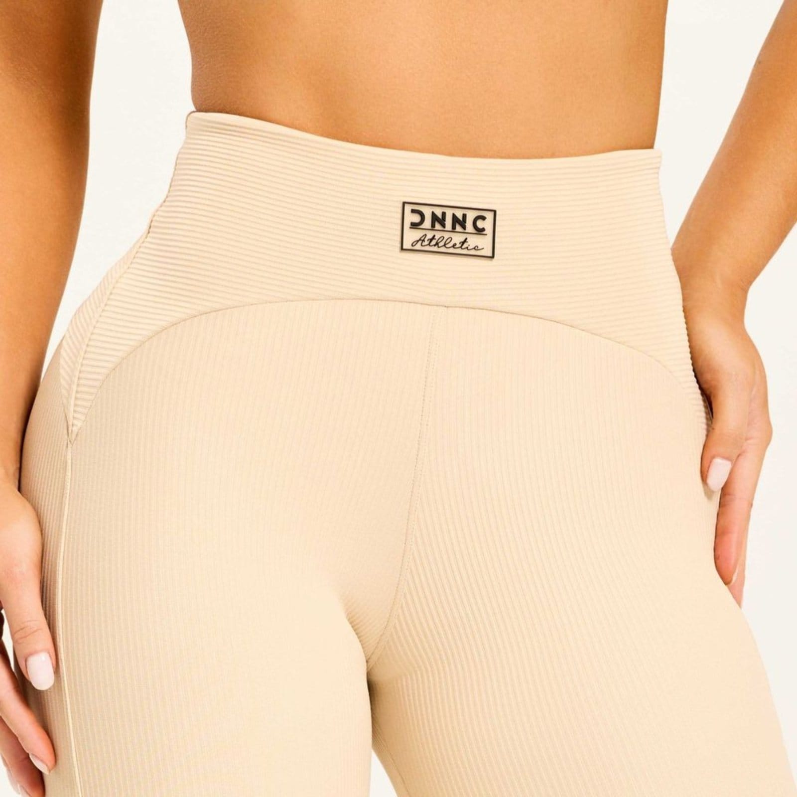 Vista principal Ribbed Legging Bege Camélia Poliamida Donna Carioca off-white