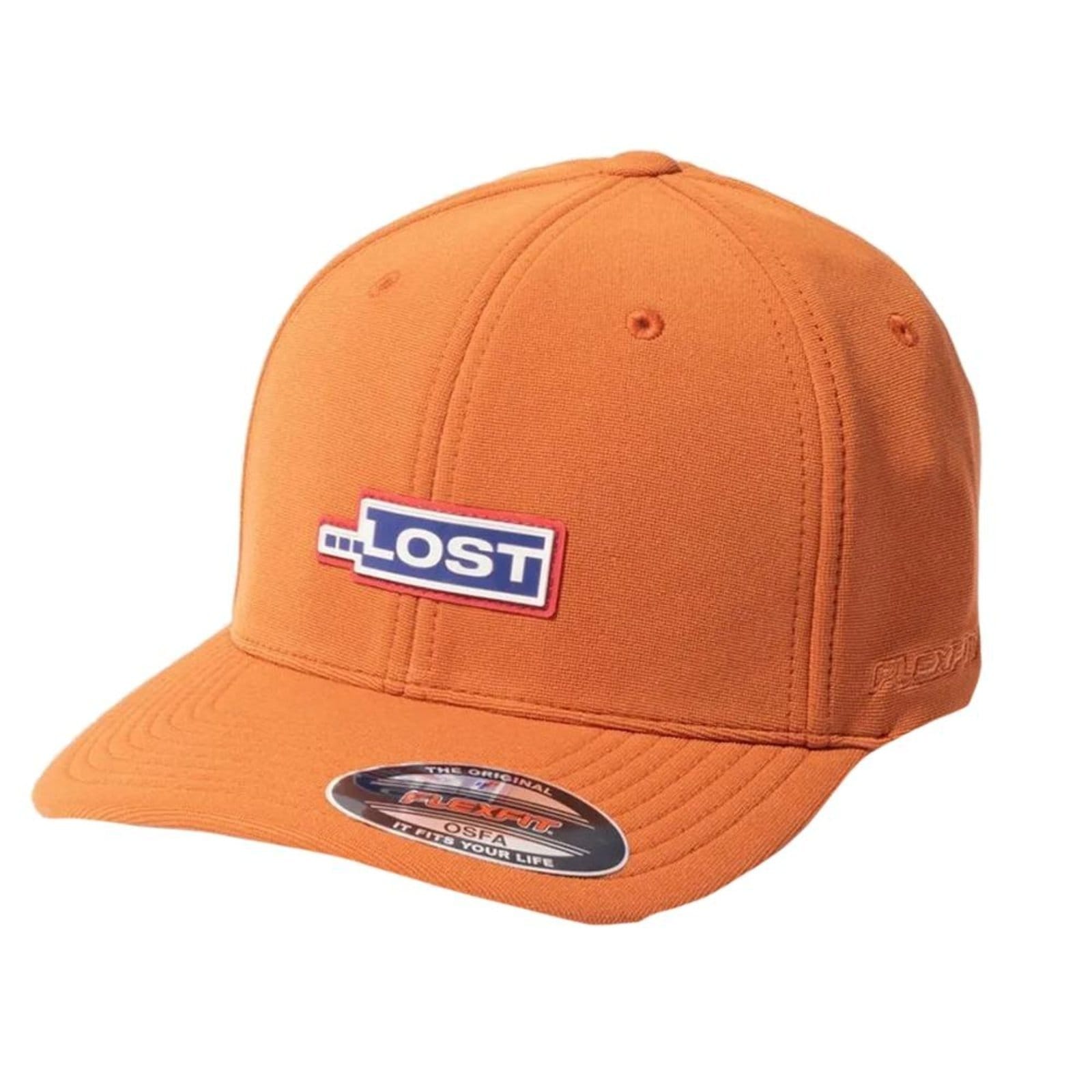 Vista principal Boné Lost Aba Curva Reflective WT24 Bronze Lost laranja bronze