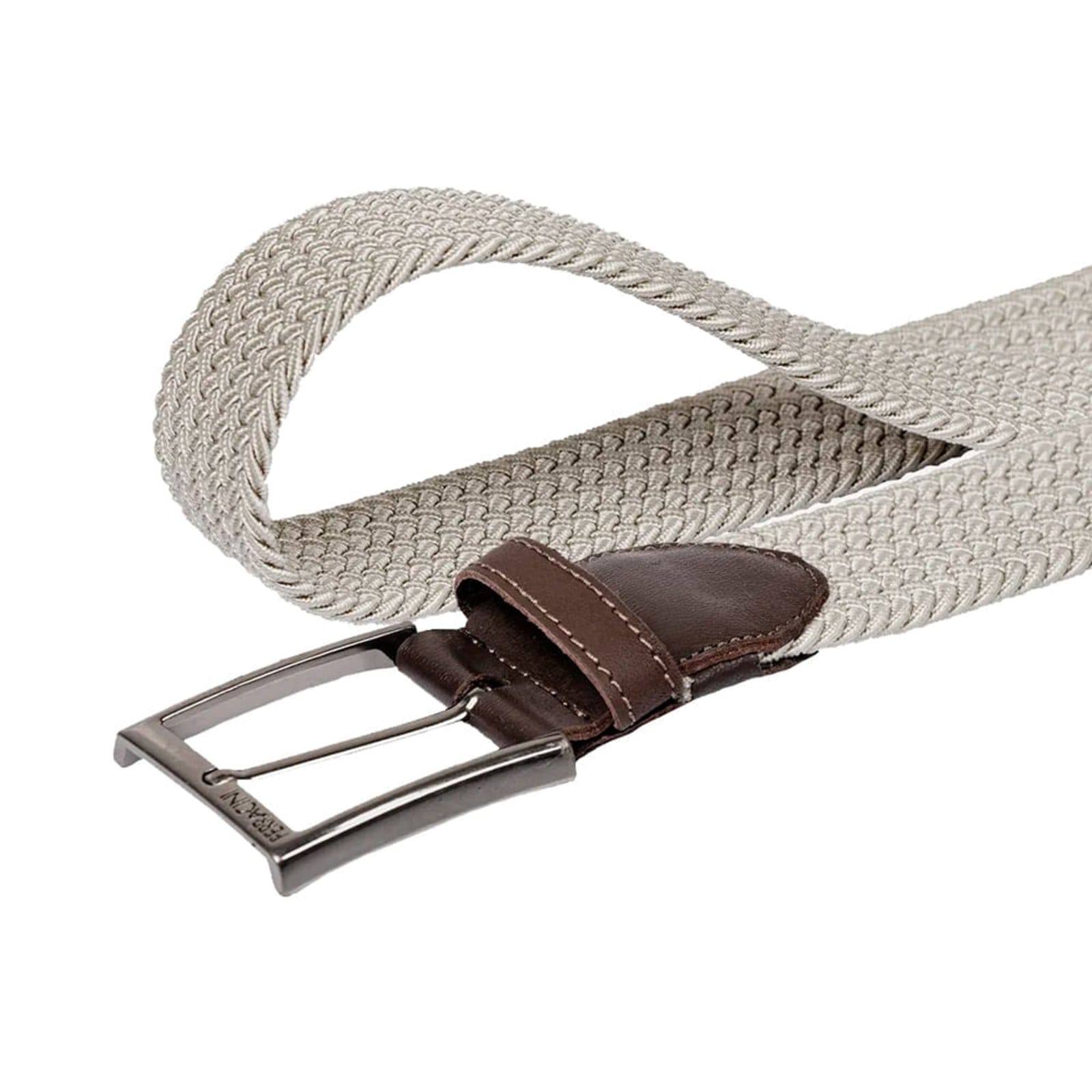 Cinto Masculino Ferracini FC675B Flex Couro Elástico Trançado - 2