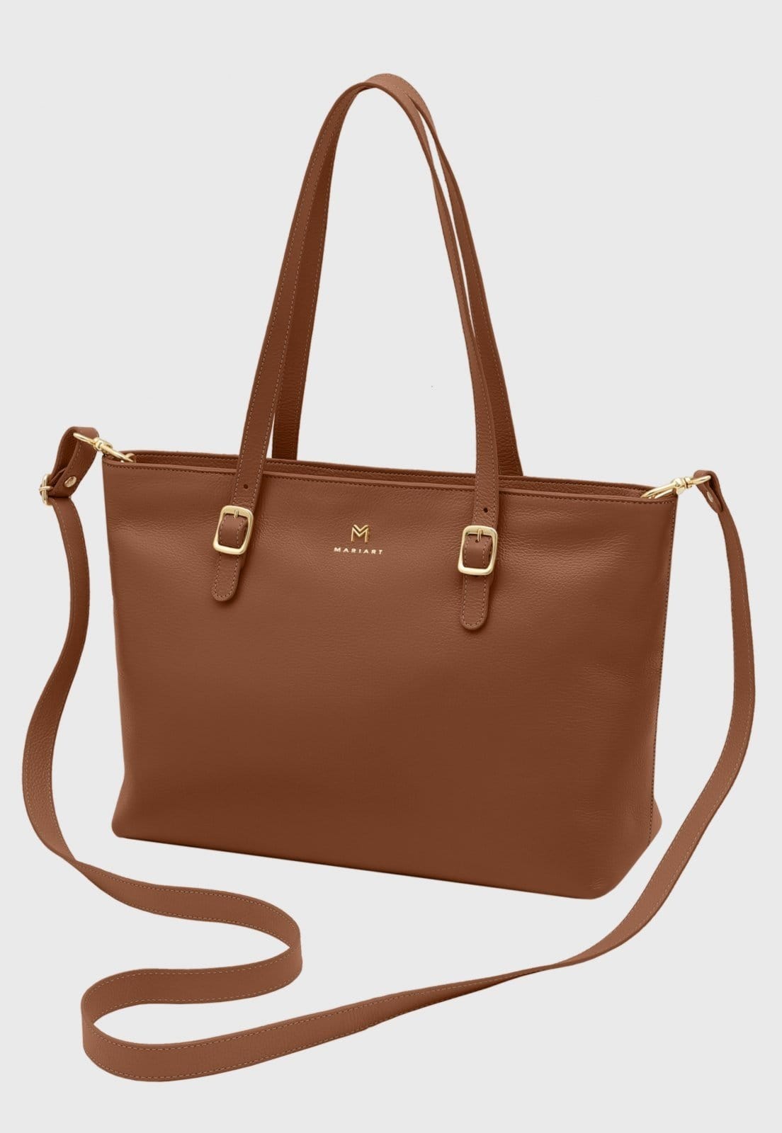 Bolsa Transversal Couro Mariart Cedro Camel