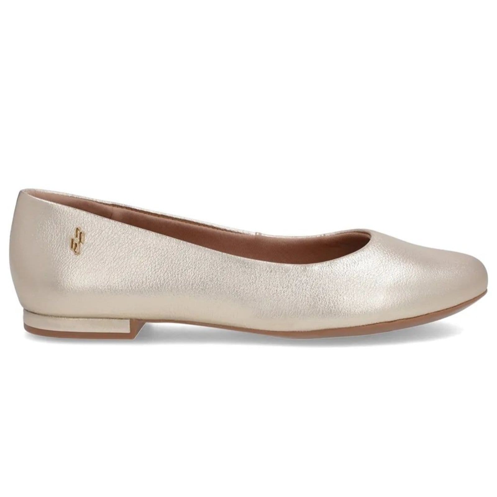 Sapatilha Feminina Couro Ouro Light Usaflex AE38021