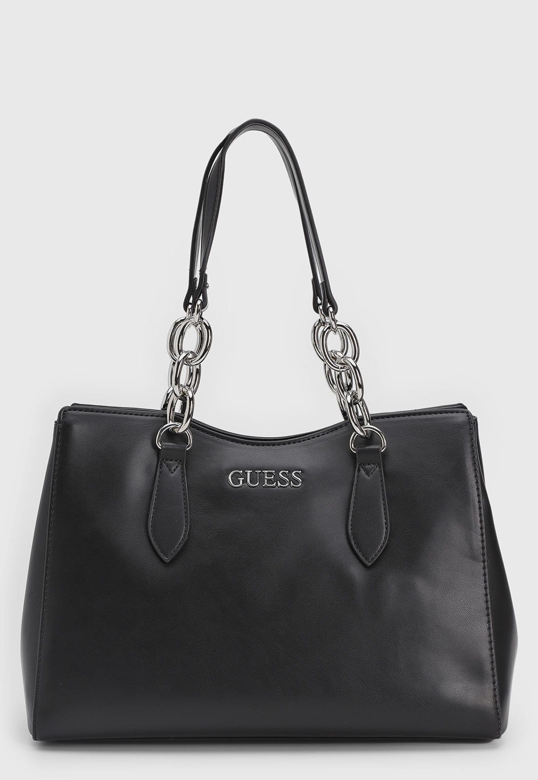 Bolsa Feminina Guess Alça Corrente Preta