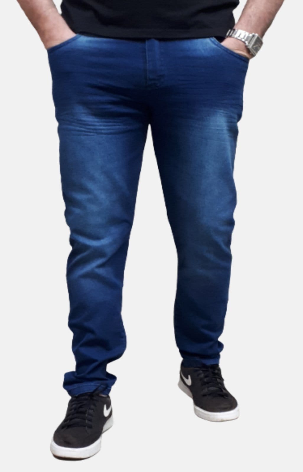 Calça Jeans Elastano Slim Estonada