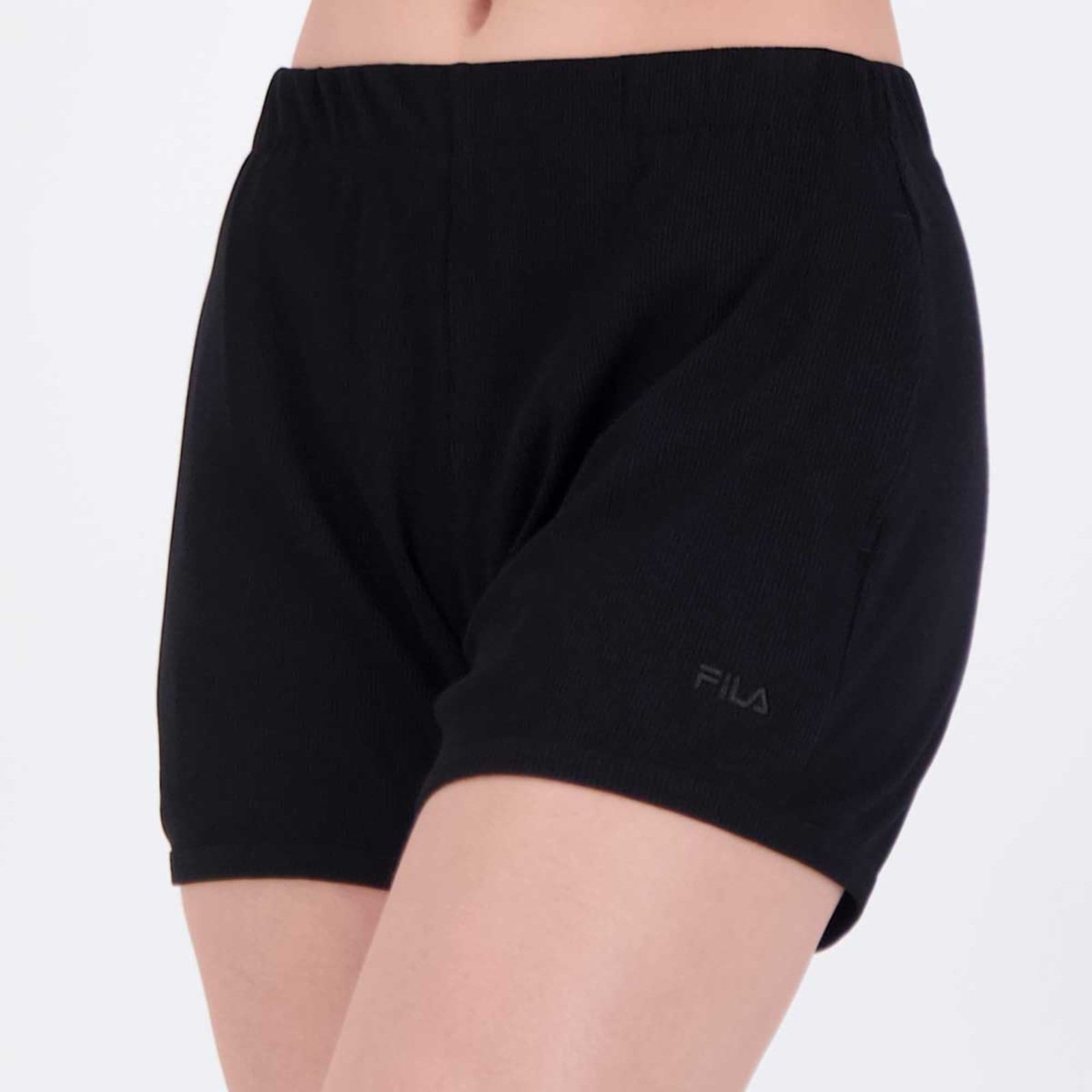 Vista principal Shorts Fila Rib Feminino Fila preto